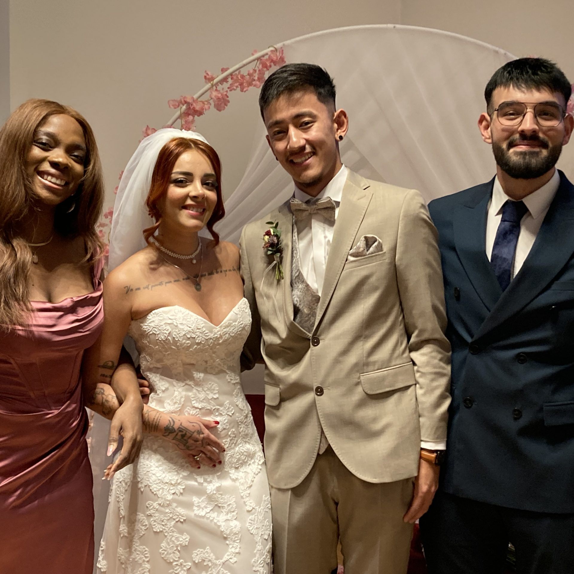 Dragana Bjelosevic und Lobsang Dorjee feierten Hochzeit.