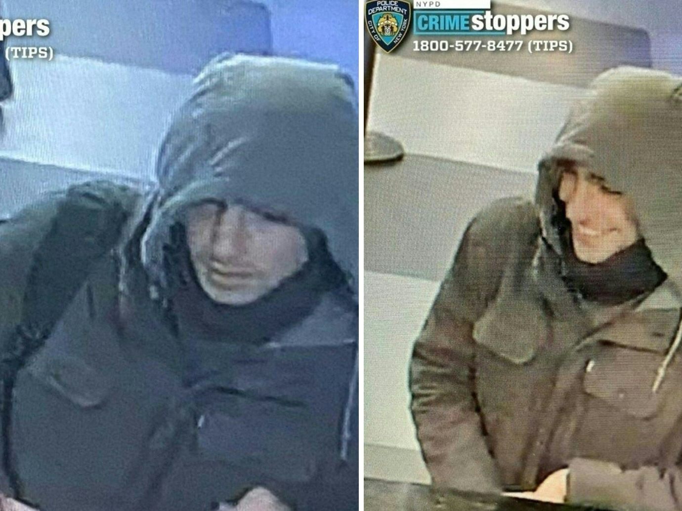 Der Verdächtigte zog sich die Gesichtsmaske herunter, um mit einer Angestellten zu flirten.