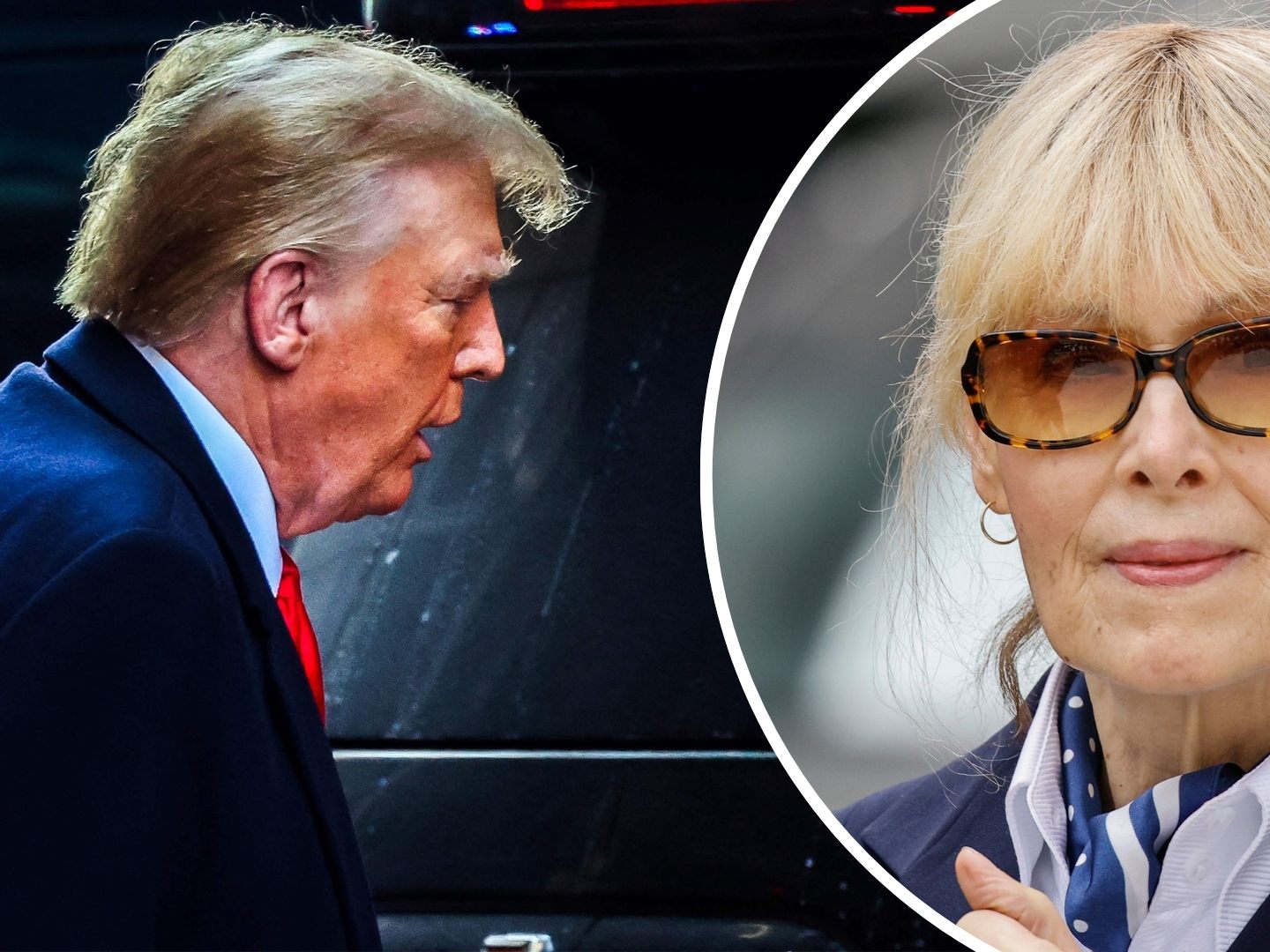 Urteil gegen Trump (l.) wegen sexuellen Übergriffs auf E- Jean Carroll (r.) von Berufungsgericht bestätigt. Urteil gegen Trump (l.) wegen sexuellen Übergriffs auf E- Jean Carroll (r.) von Berufungsgericht bestätigt.