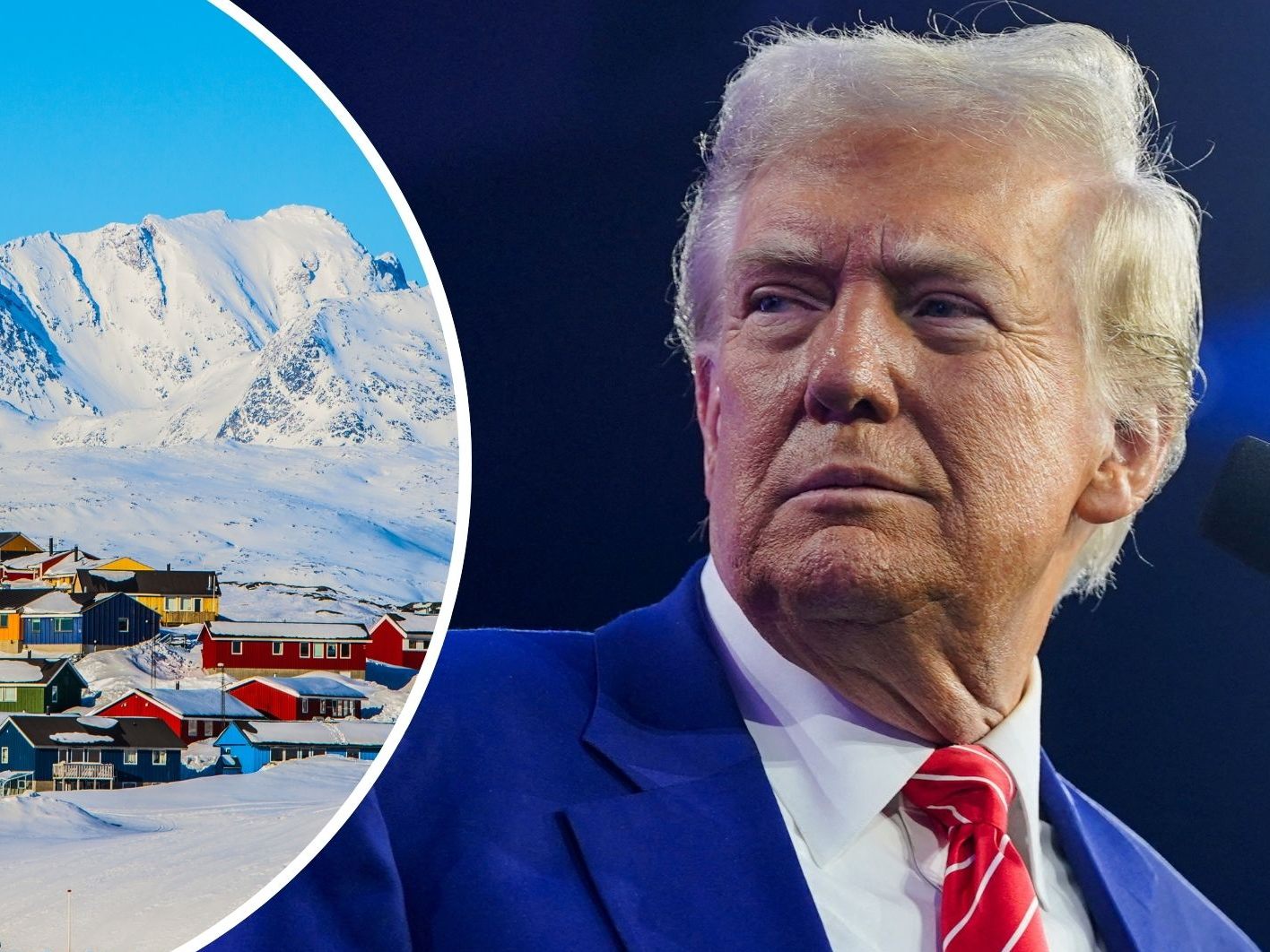 Donald Trump legt seine Blicke auf Grönland.