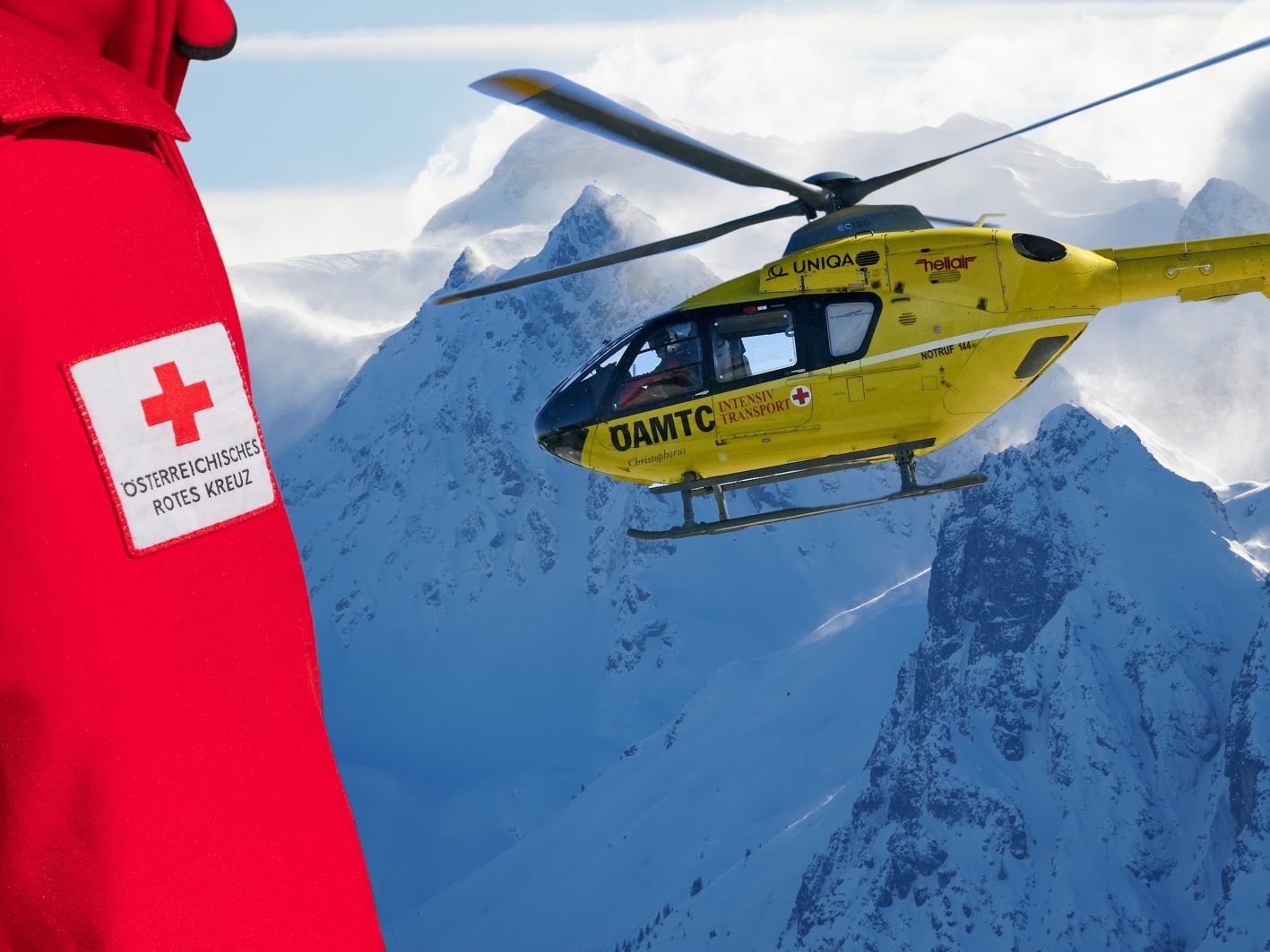Skiunfall im Montafon: Verletzter musste ins Krankenhaus geflogen werden (Symbolbild)