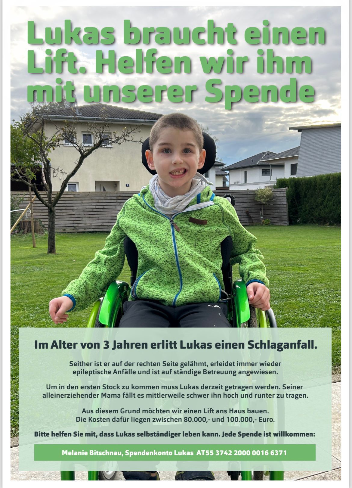 Jede Spende zählt. Jede Spende zählt.