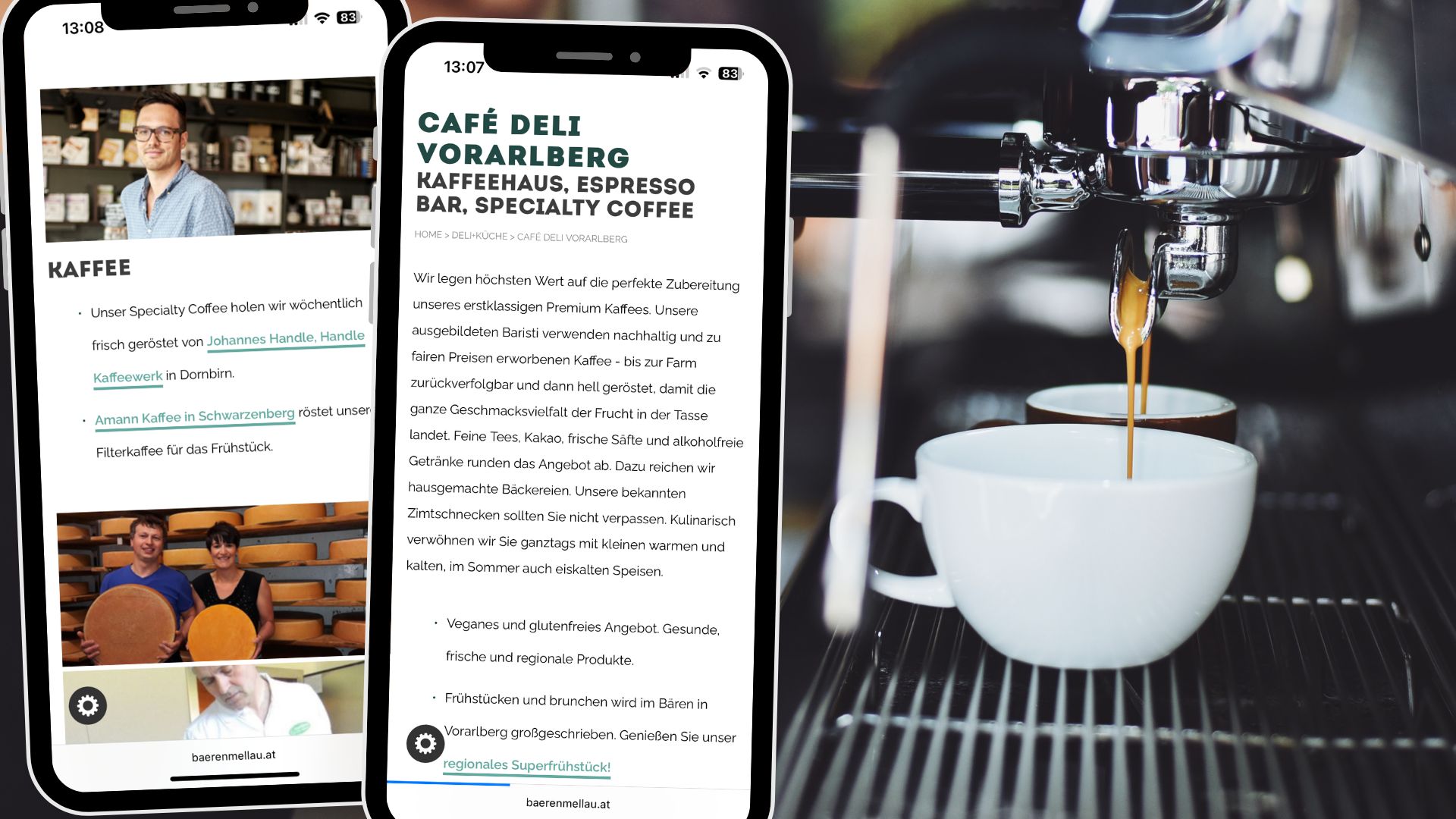 Ob Espresso, Cappuccino oder ein eiskalter Affogato – im Café Deli wird Kaffee zu einem Erlebnis, das alle Sinne anspricht. 