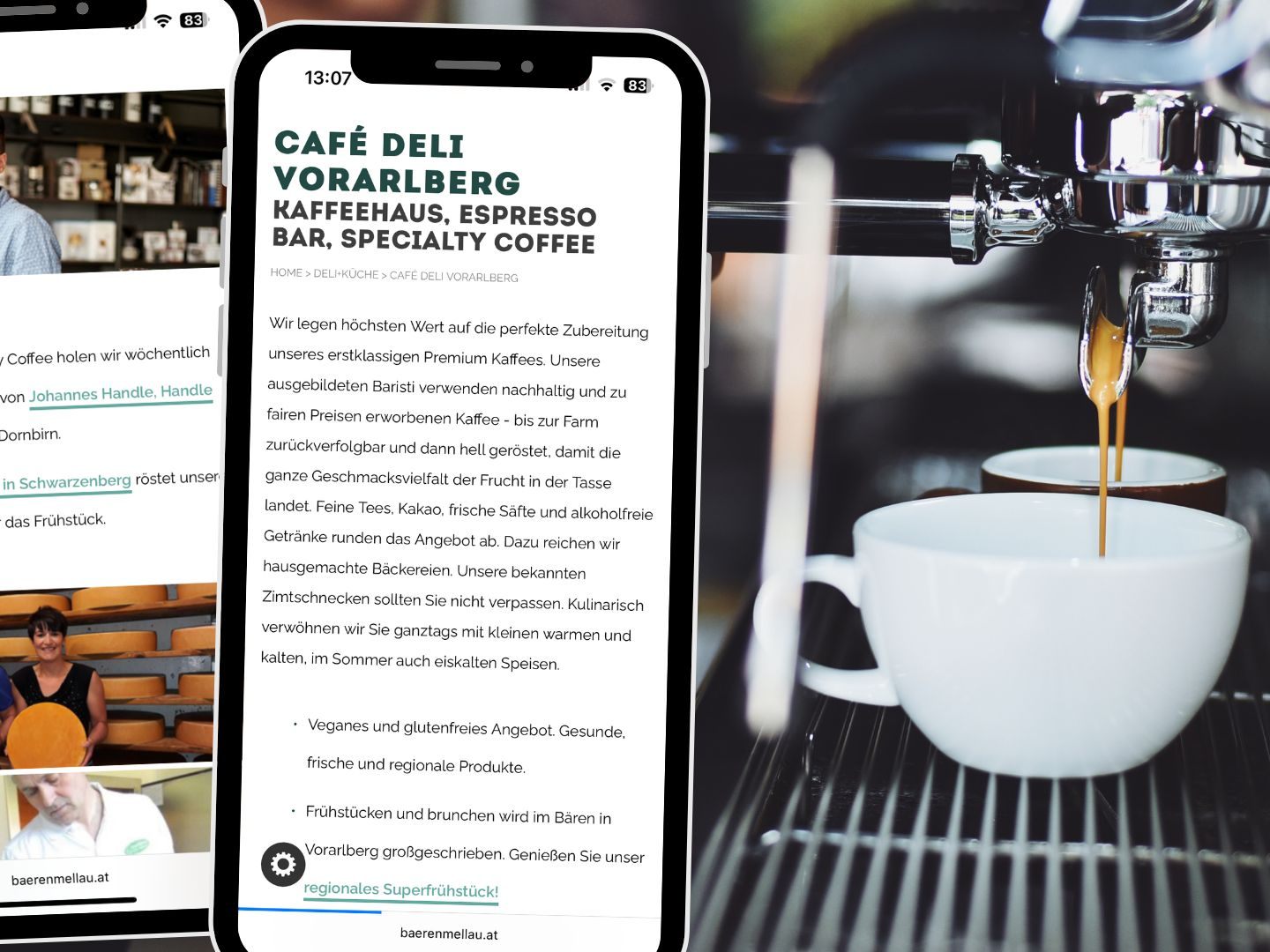 Ob Espresso, Cappuccino oder ein eiskalter Affogato – im Café Deli wird Kaffee zu einem Erlebnis, das alle Sinne anspricht.