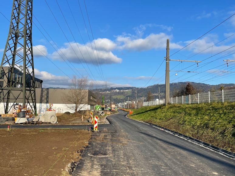 Der Fahrradweg kann ab 23. Dezember wieder befahren werden.
