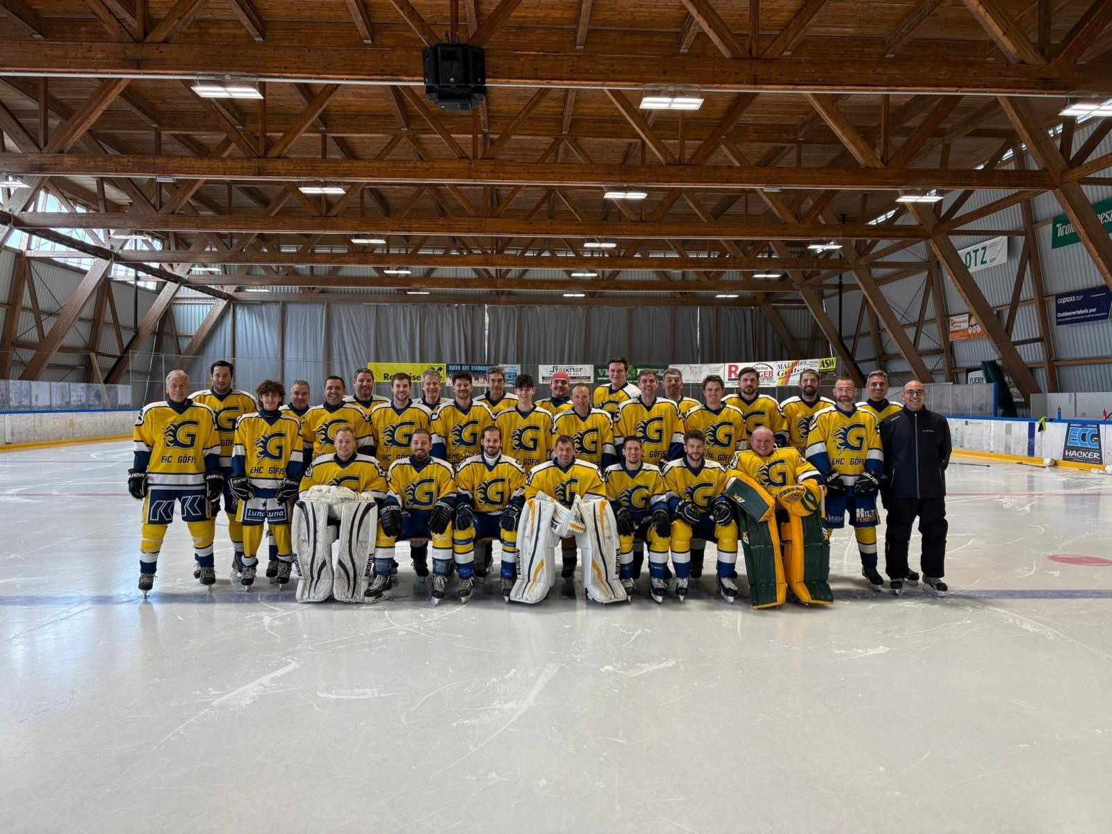 Der EHC Göfis spielt heuer in der VEHL-3 mit um den Meistertitel.