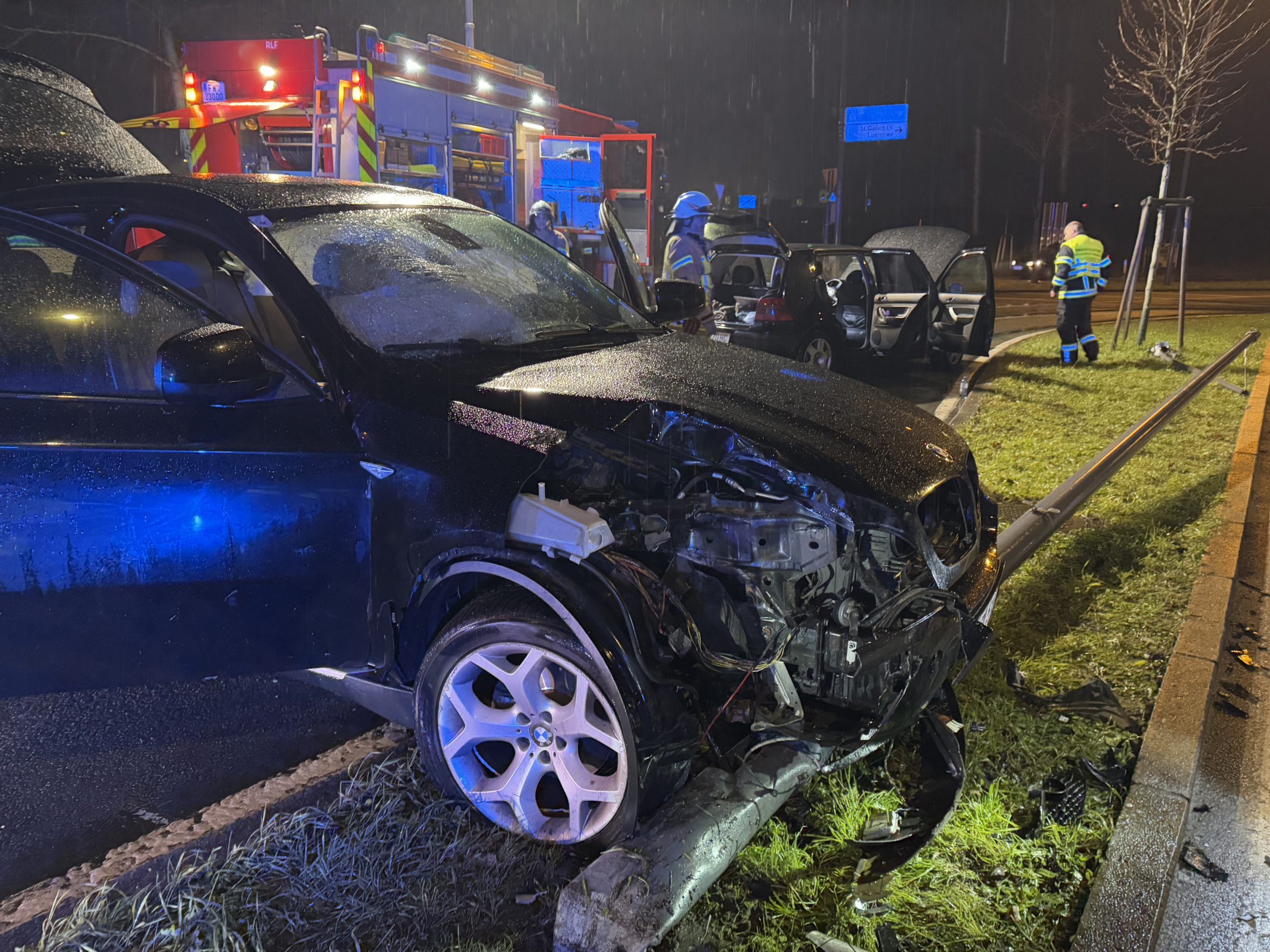 Schwerer Verkehrsunfall in Dornbirn.