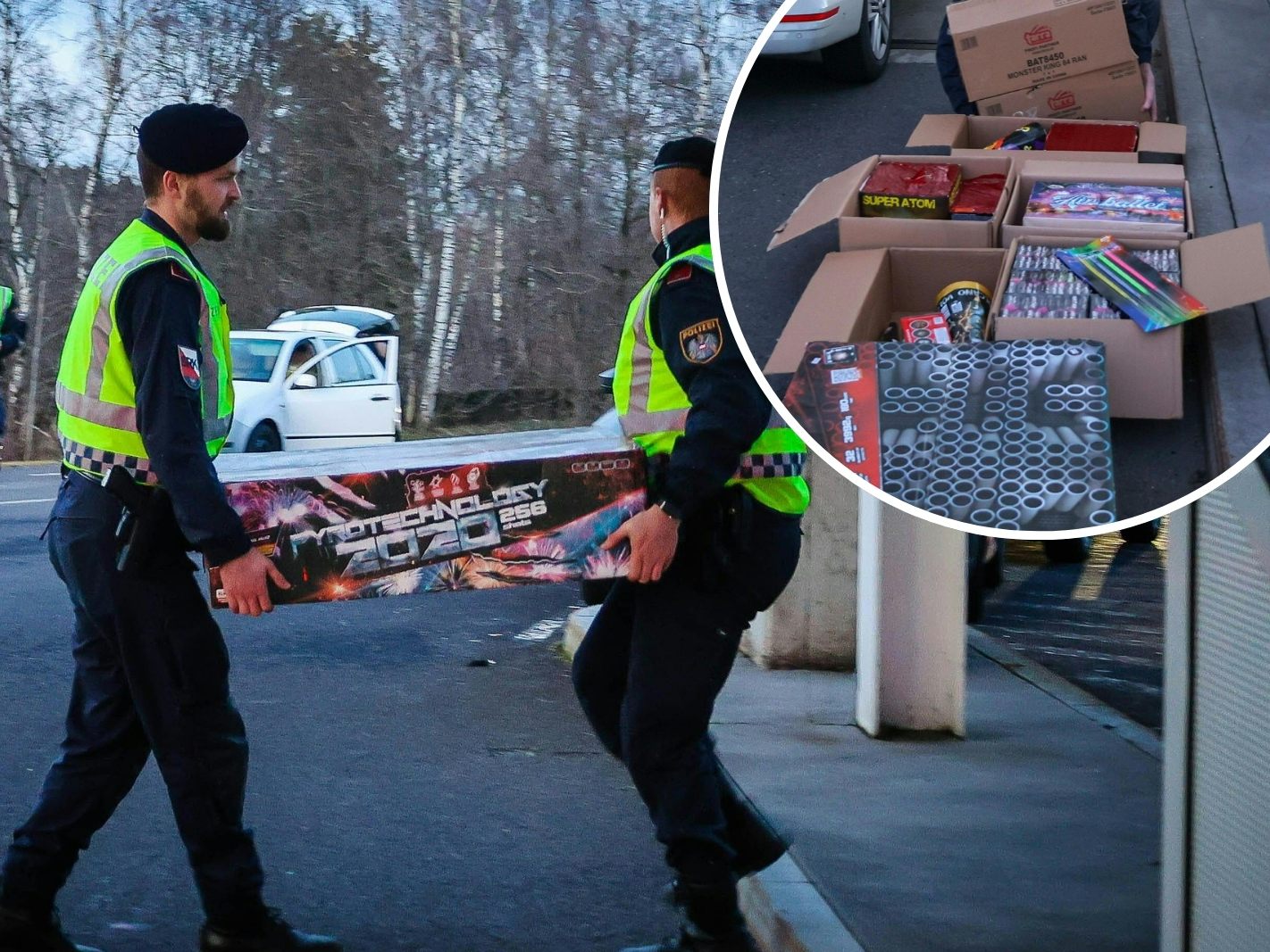 Zoll warnte eindringlich vor illegaler Pyrotechnik