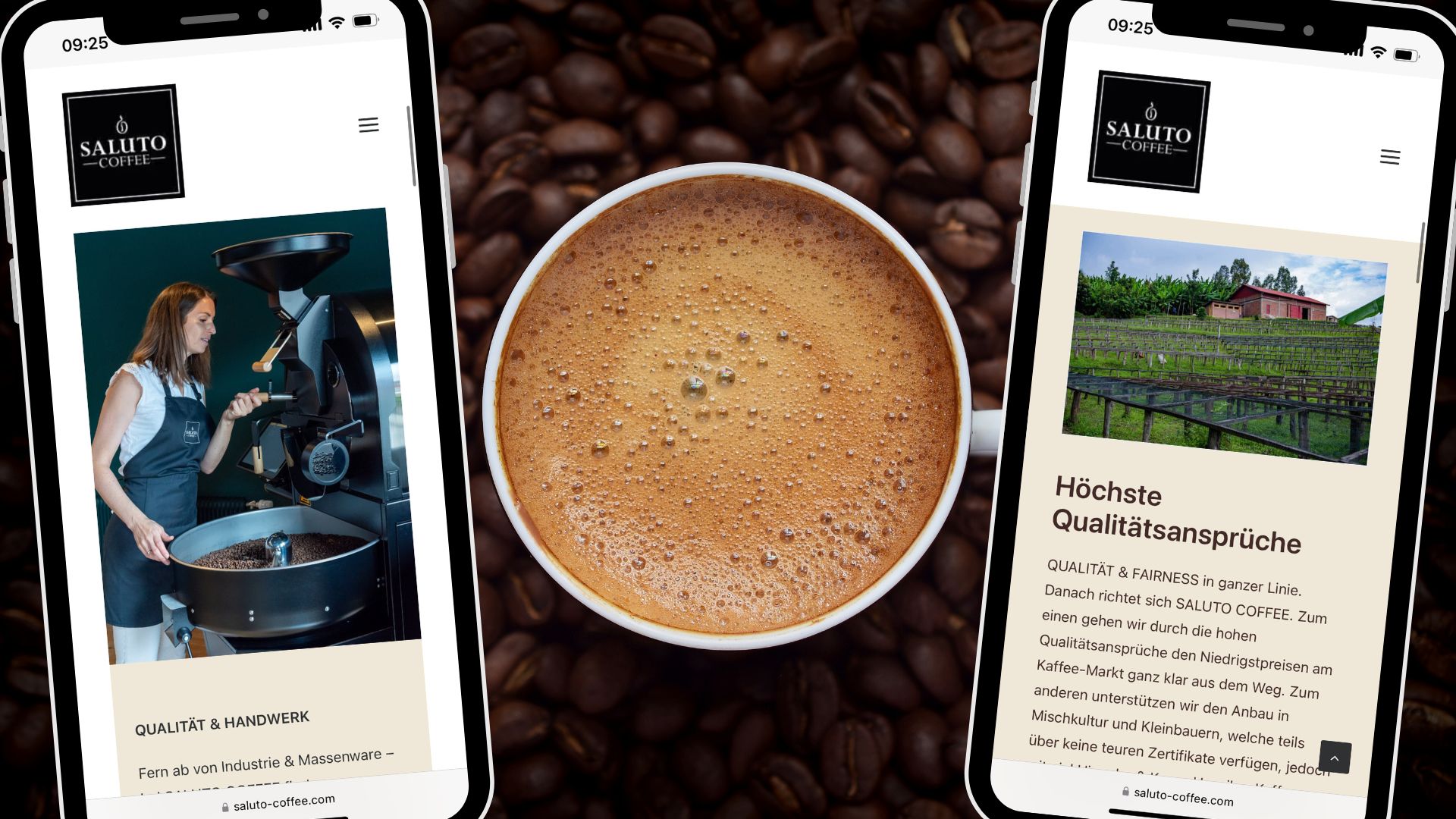 Die Kaffeerösterei Saluto Coffee befindet sich zentral in Rankweil.