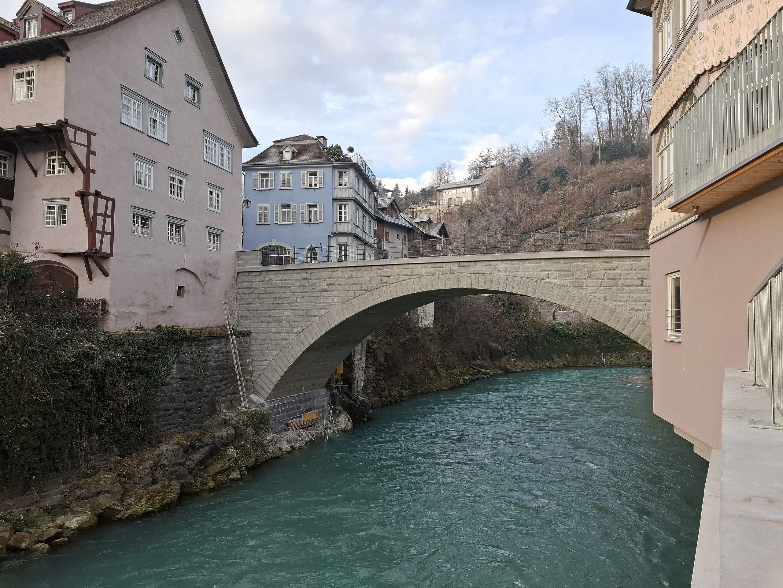 Wiedereröffnung Heilig-Kreuz-Brücke.