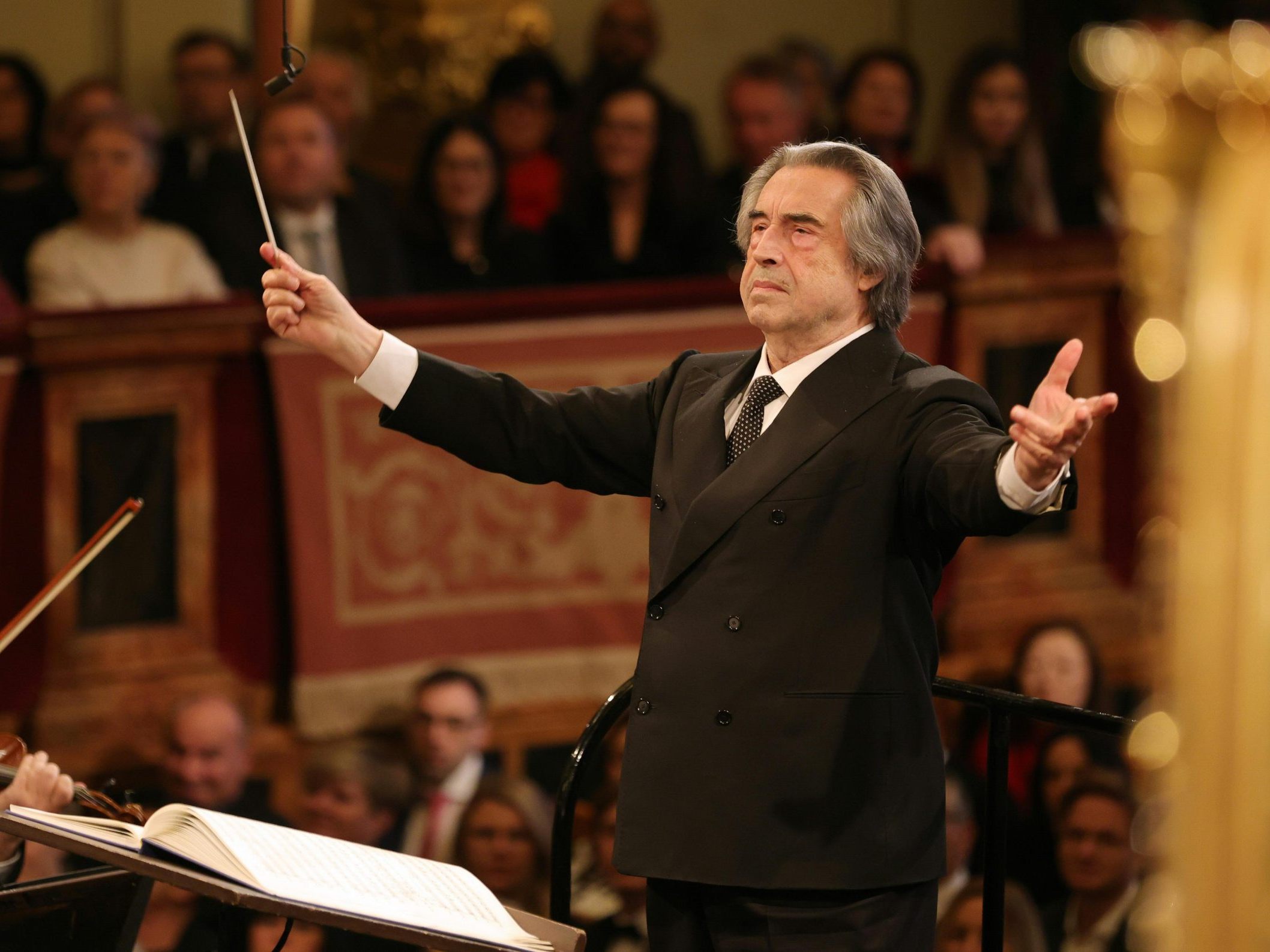 Riccardo Muti dirigierte das Wiener Neujahrskonzert 2025.