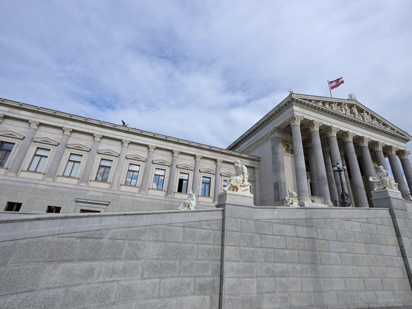 Das Parlament in Wien.