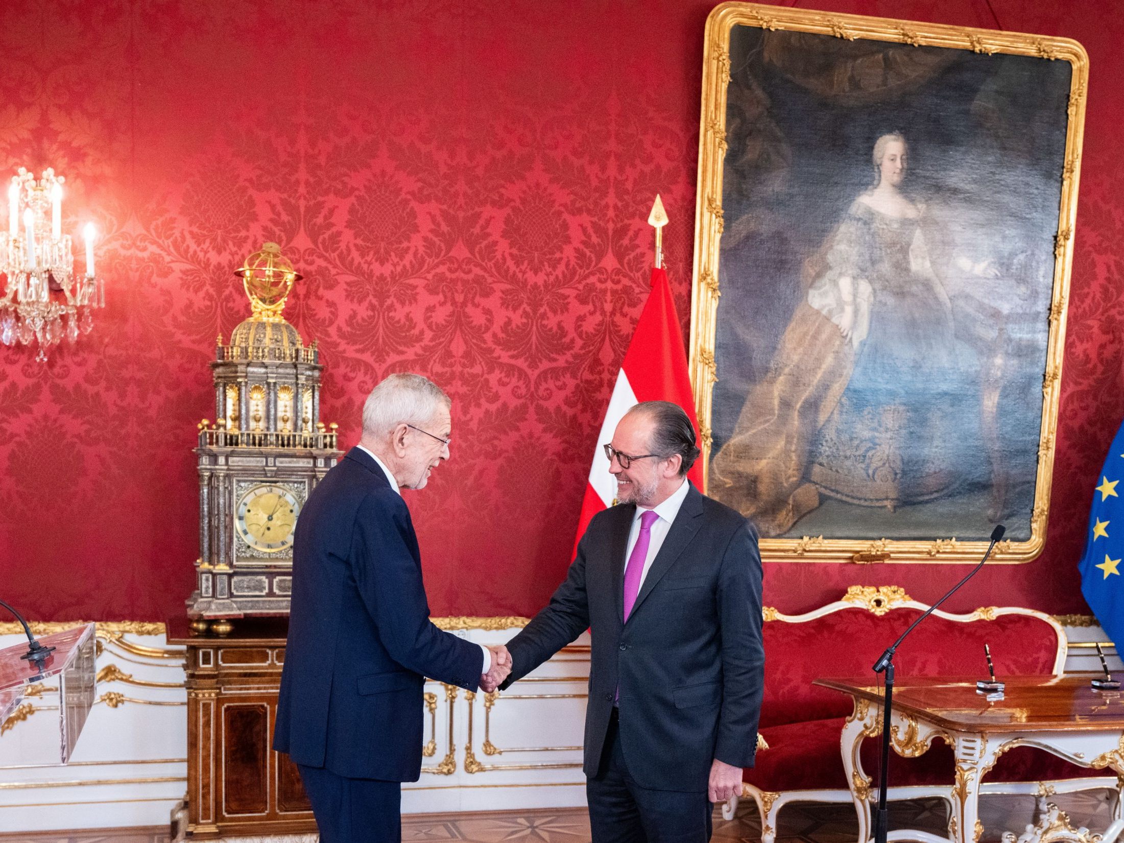 Van der Bellen und Schallenberg.
