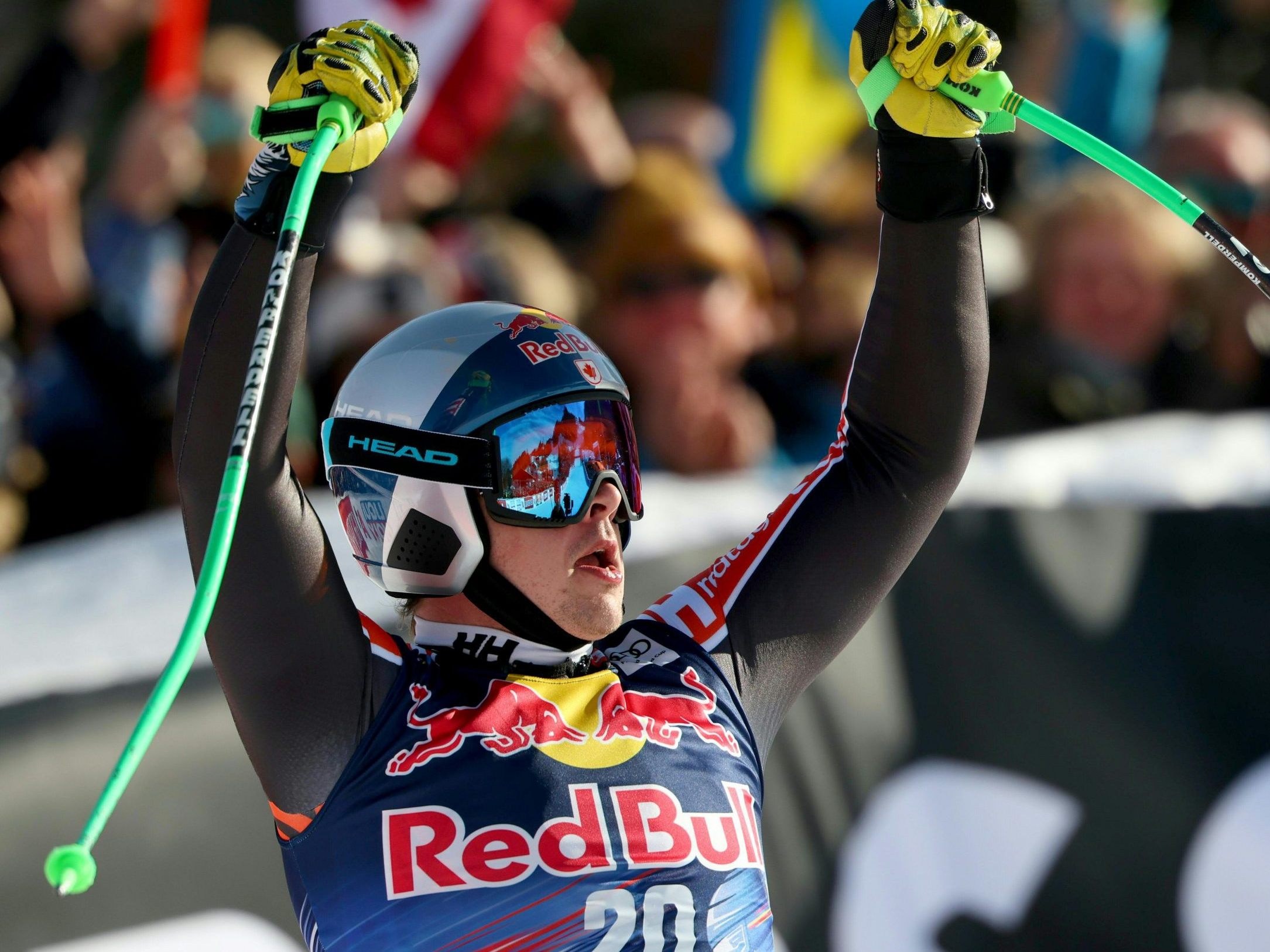 Ausgerechnet auf der Streif feiert Crawford seinen Premierensieg im Weltcup.