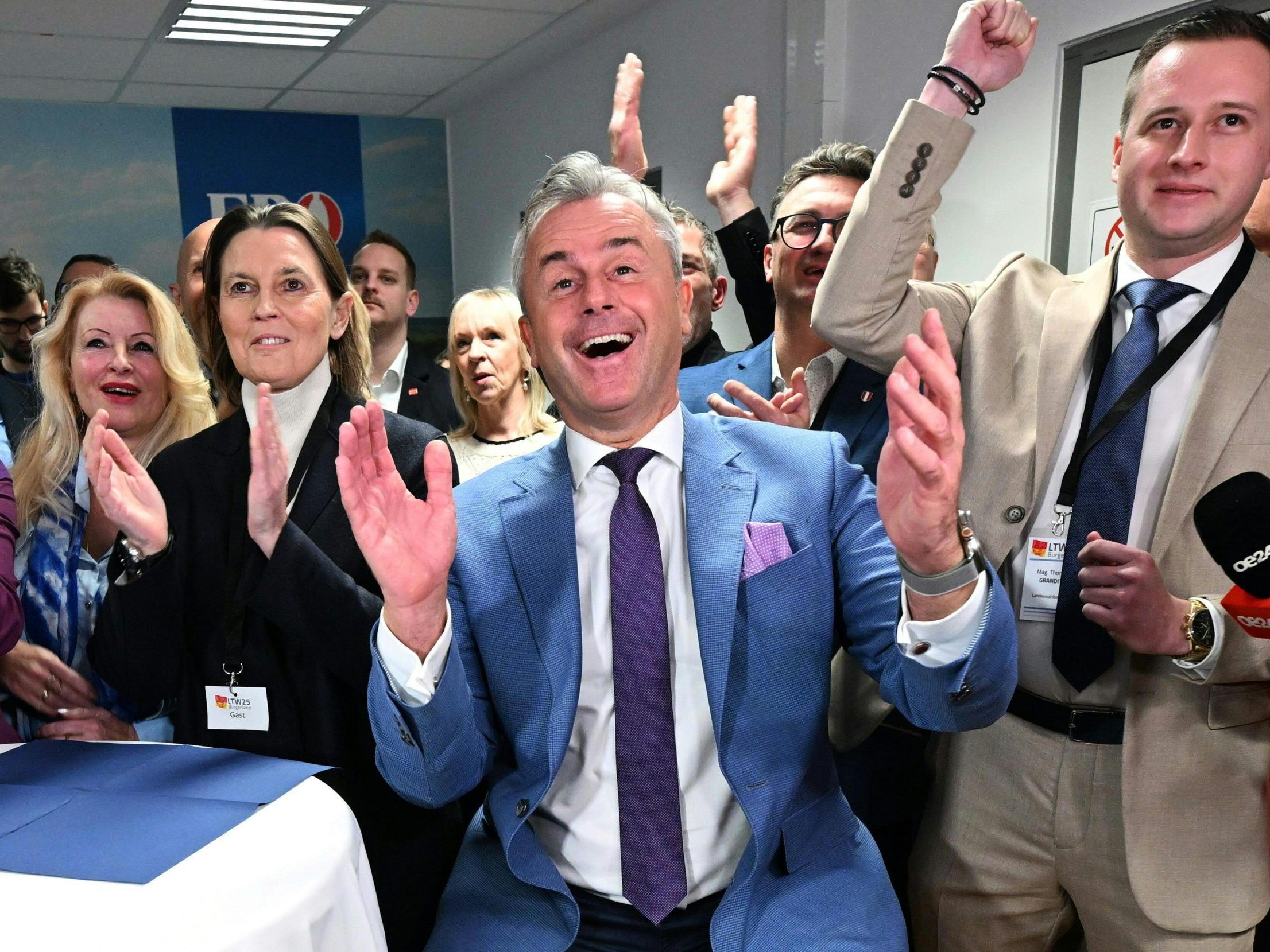 Reaktionen zur Burgenland-Wahl.