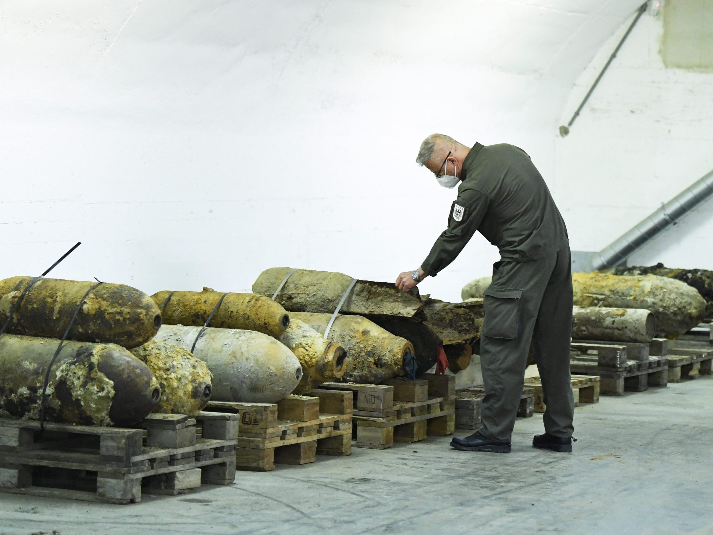 Der EMD vernichtete auf Sprengplätzen des Bundesheeres 14,91 Tonnen des geborgenen Kriegsmaterials mittels Sprengung.