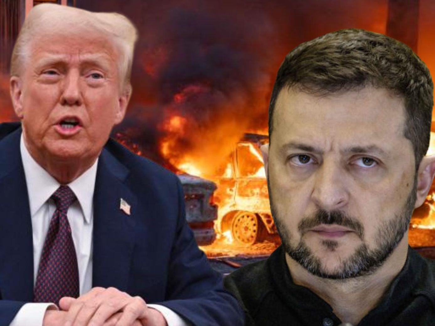 Trump hat dem ukrainischen Präsidenten eine Teilschuld am russischen Angriffskrieg gegeben.