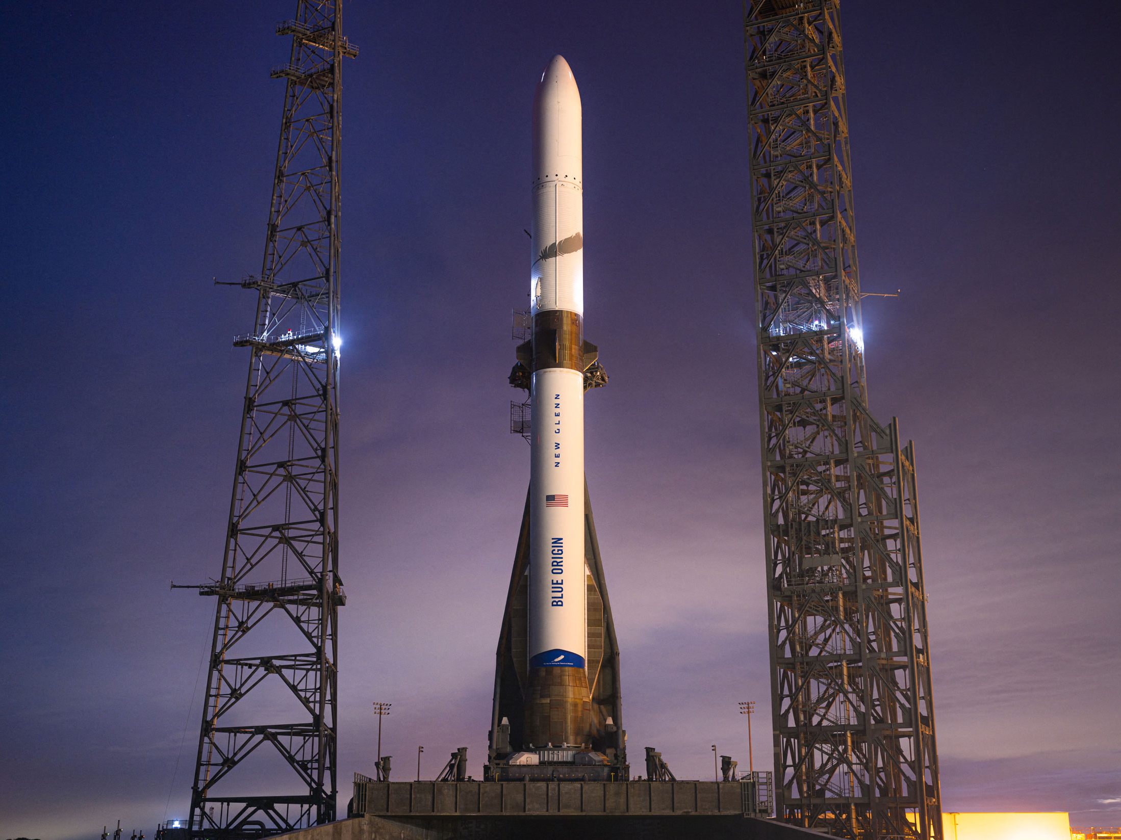 Blue Origin hat den Start der neuen Rakete verschoben.