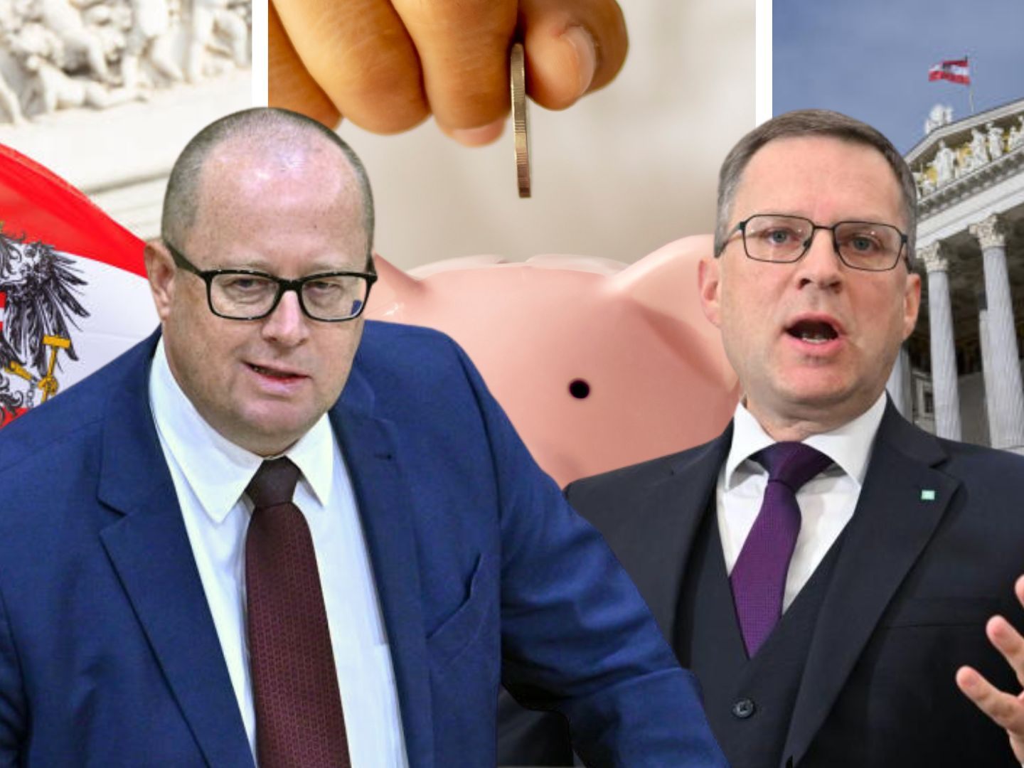 FPÖ und ÖVP stellen ihren Budgetplan vor. FPÖ und ÖVP stellen ihren Budgetplan vor.