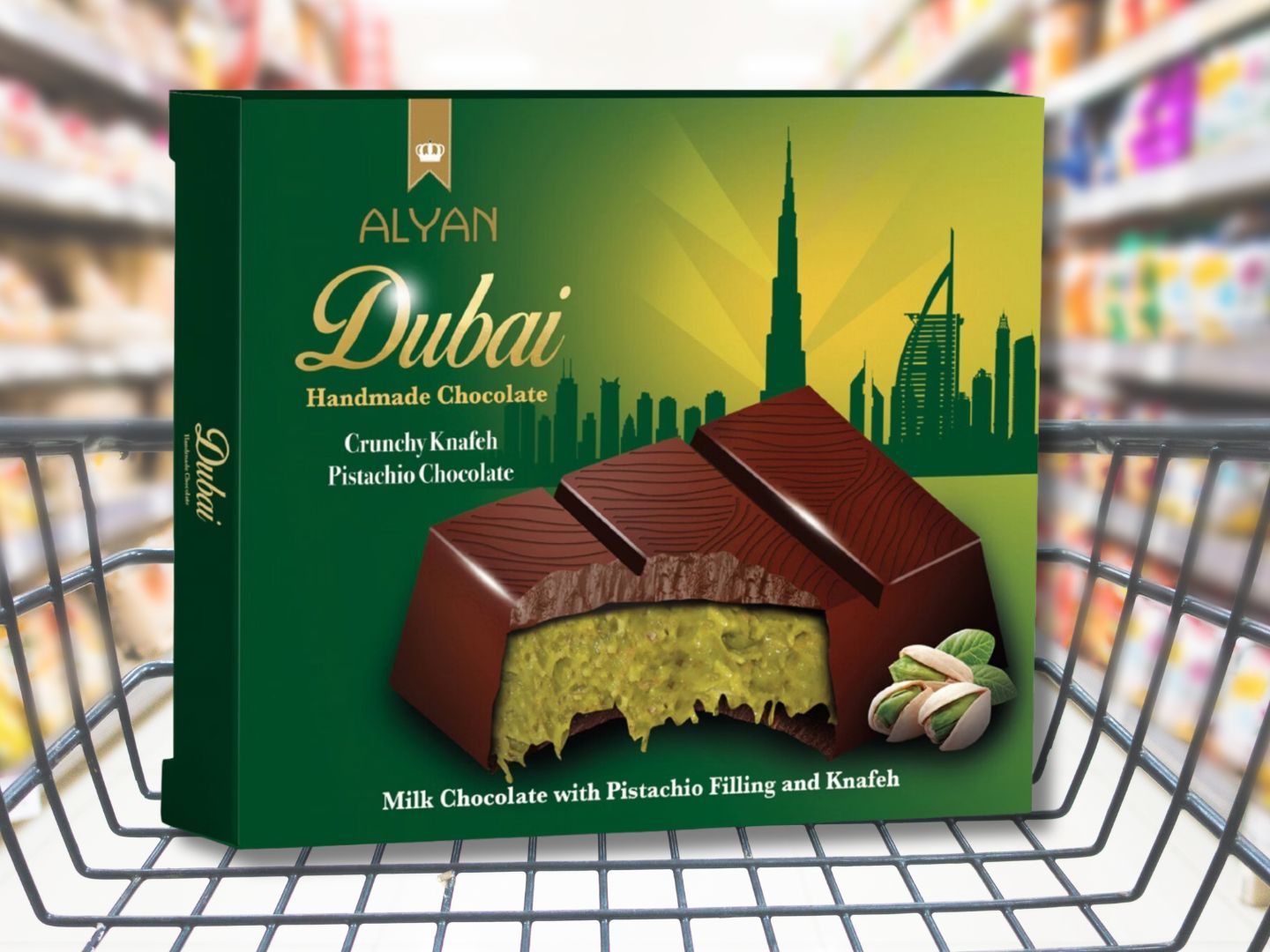 Ein Gericht stoppt den Verkauf von Dubai-Schokolade bei Aldi Süd vorerst.
