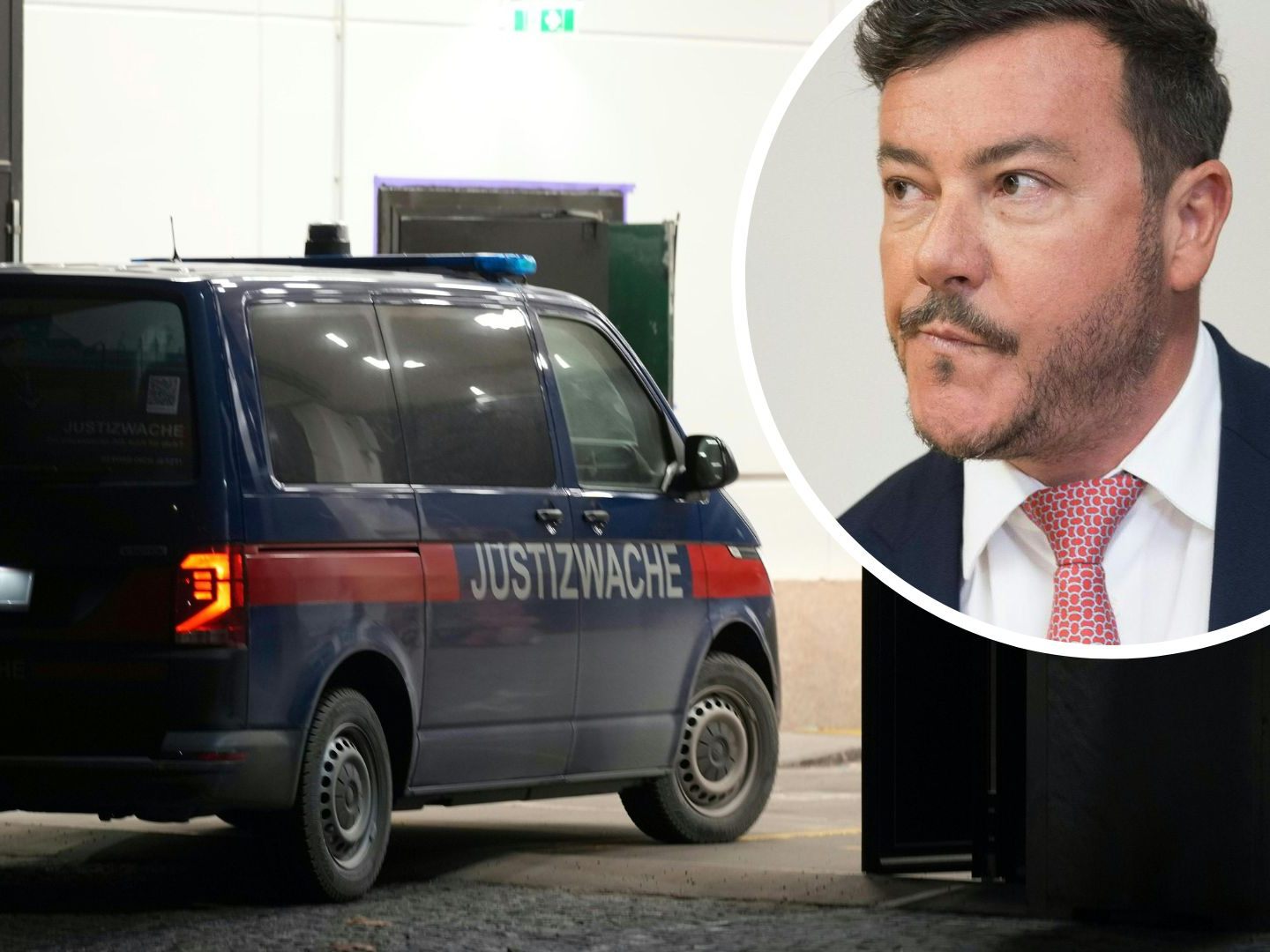 Benko traf um 17.10 Uhr in der JA Josefstadt ein.