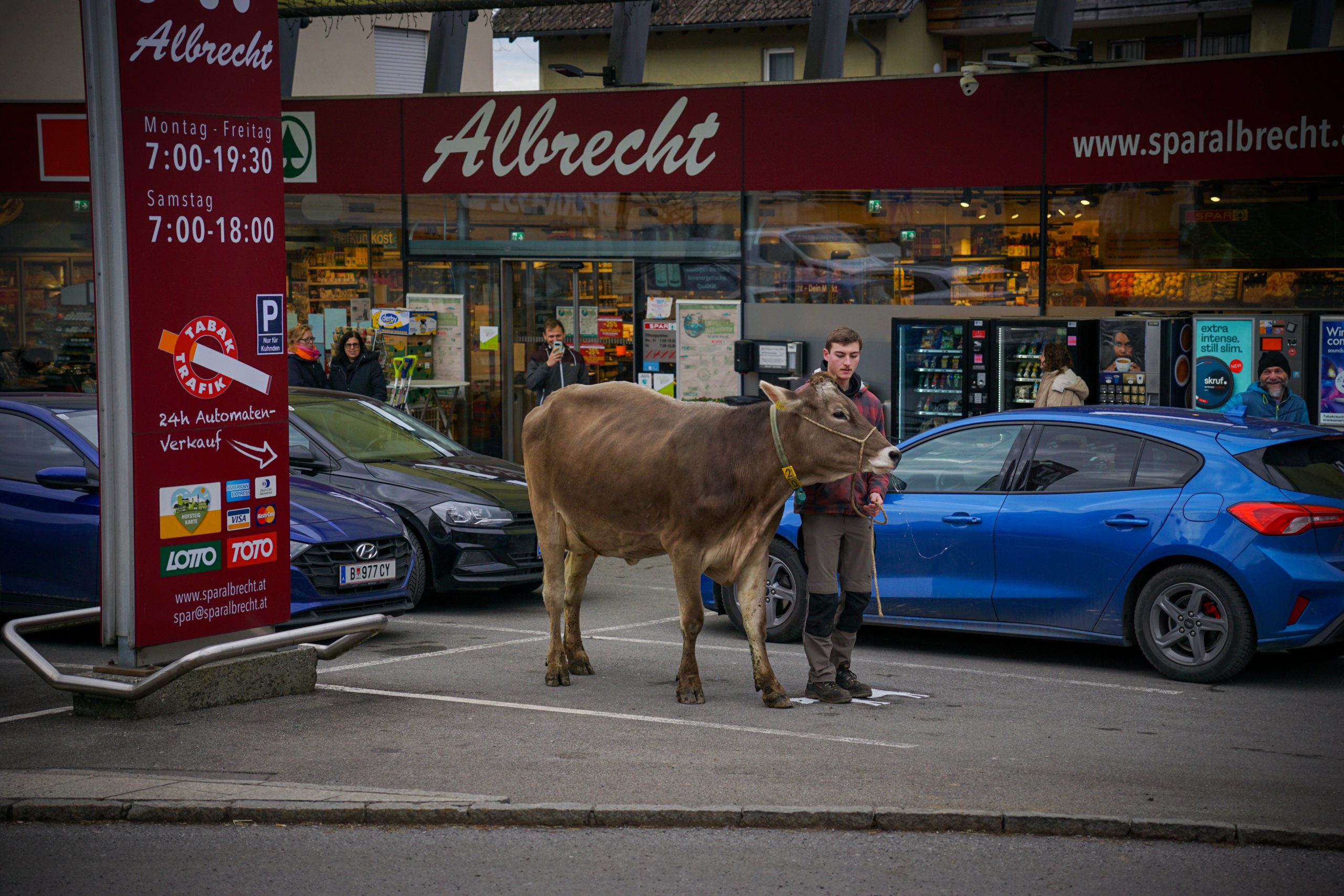 Die Aktion sorgte in der Gemeinde für Aufsehen. Die Aktion sorgte in der Gemeinde für Aufsehen.