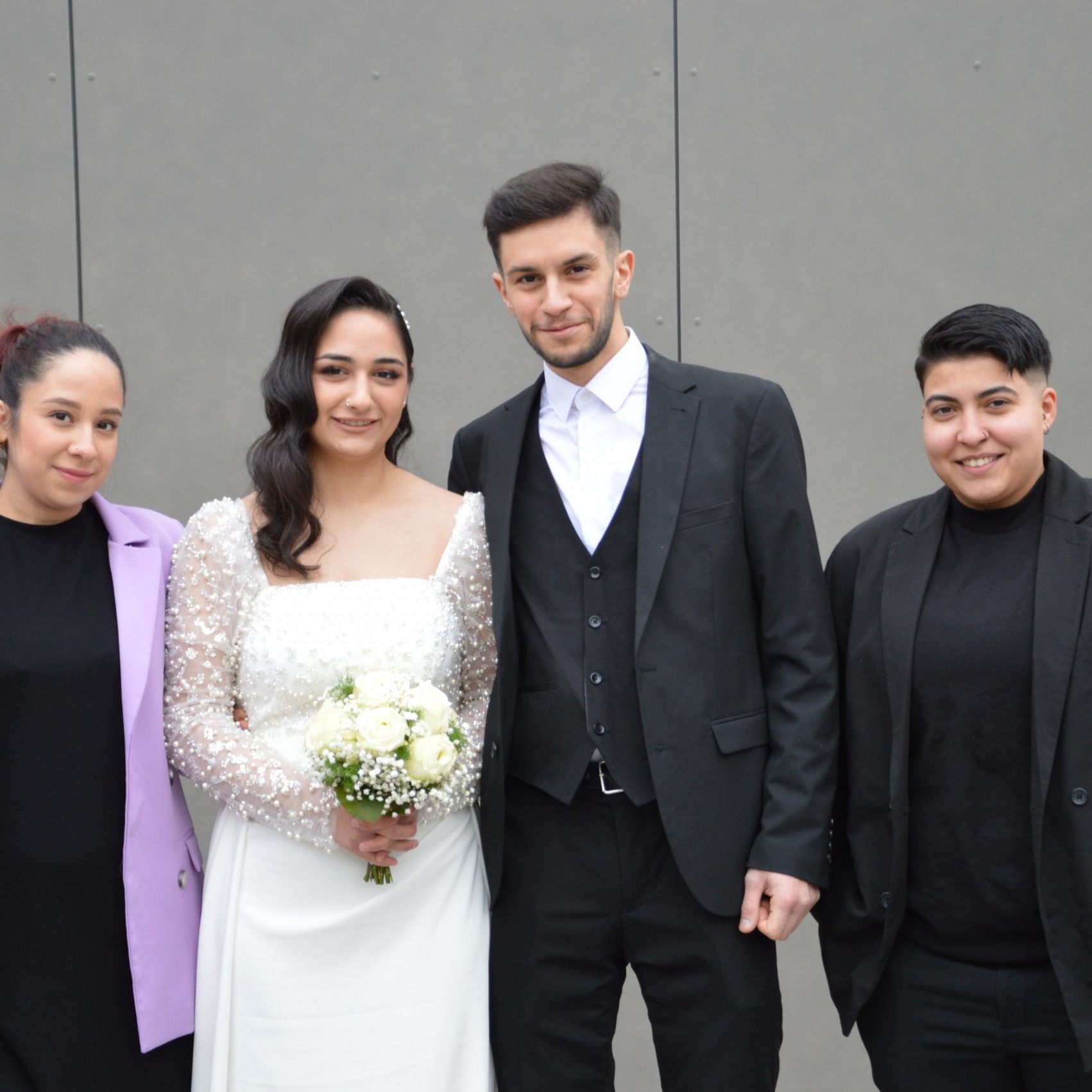Aleyna Arslan und Fatih Balkaya gaben sich bei ihrer standesamtlichen Trauung das Eheversprechen.