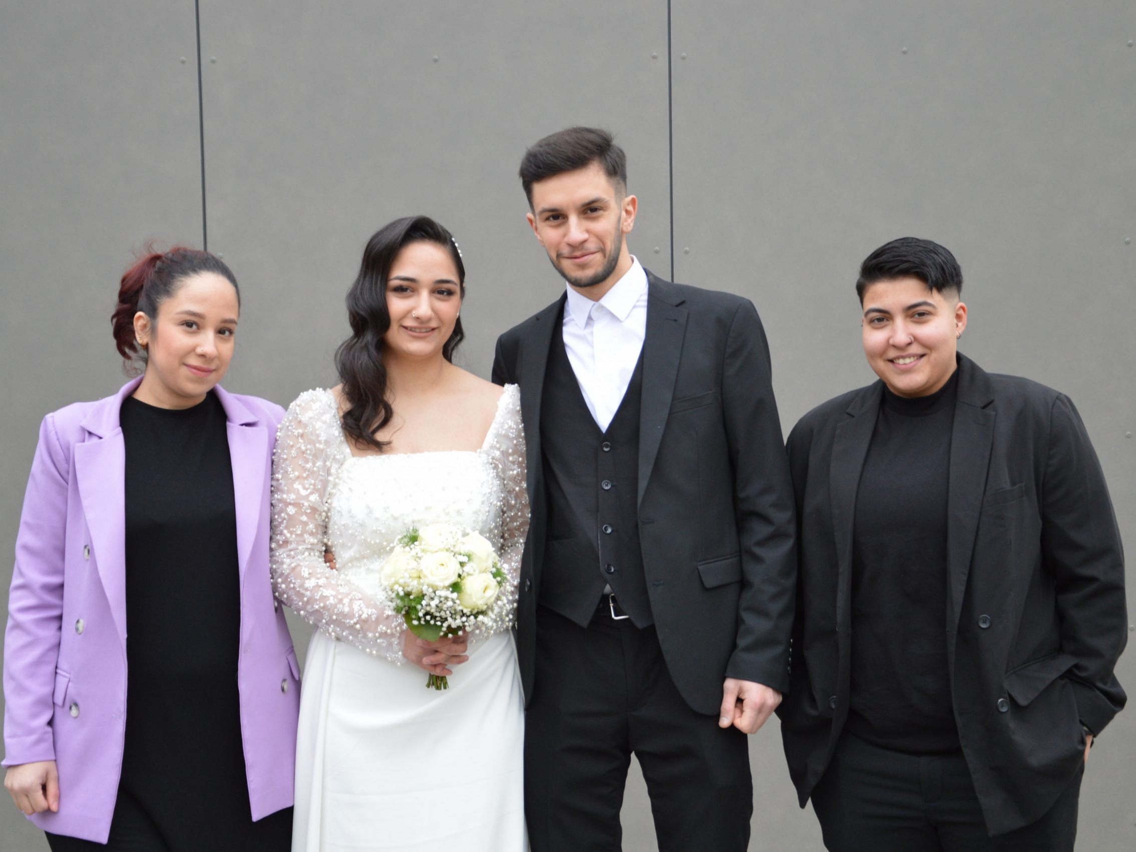 Aleyna Arslan und Fatih Balkaya gaben sich bei ihrer standesamtlichen Trauung das Eheversprechen.