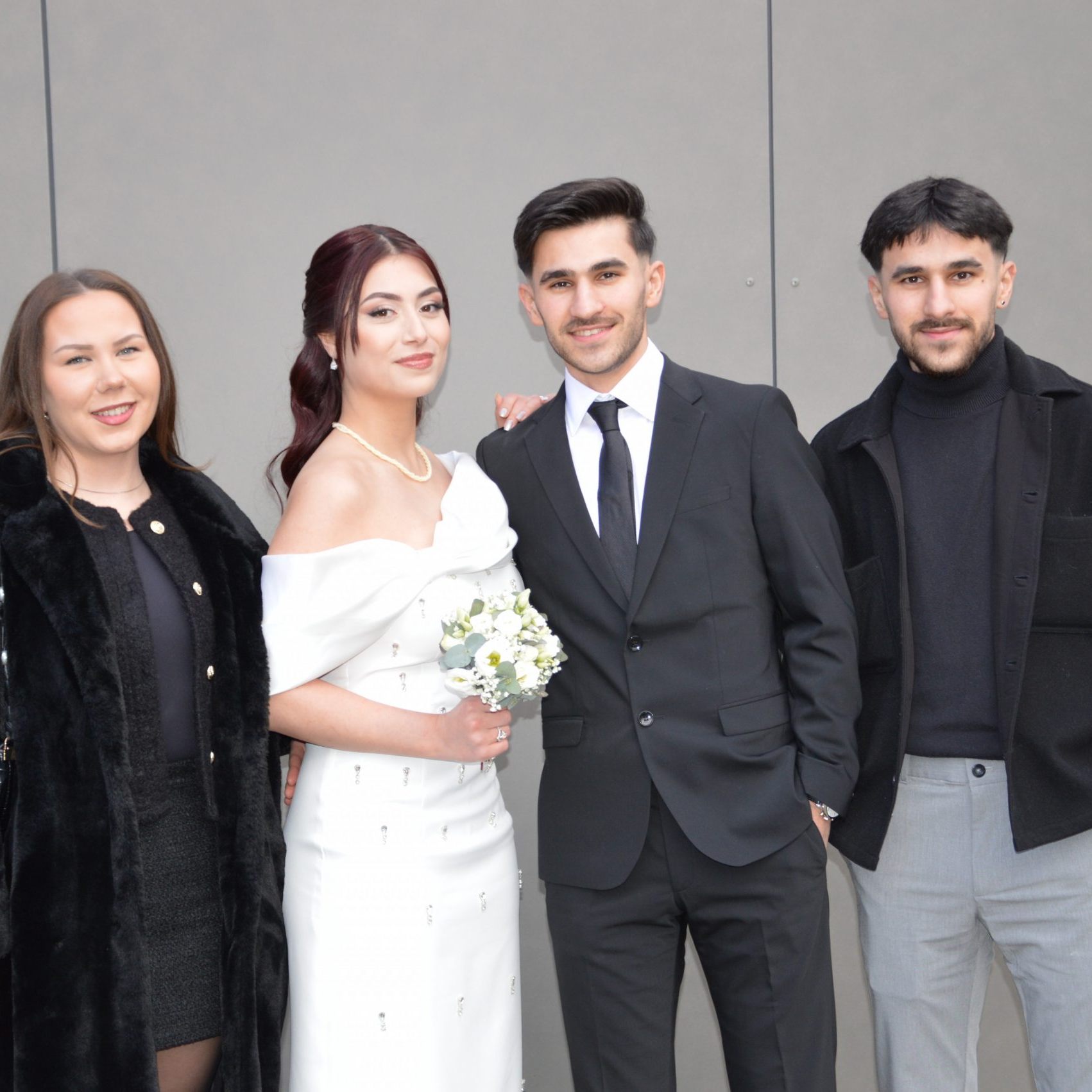 Nilüfer Kasikoglu und Bünyamin Bilgic feierten ihre standesamtliche Trauung.