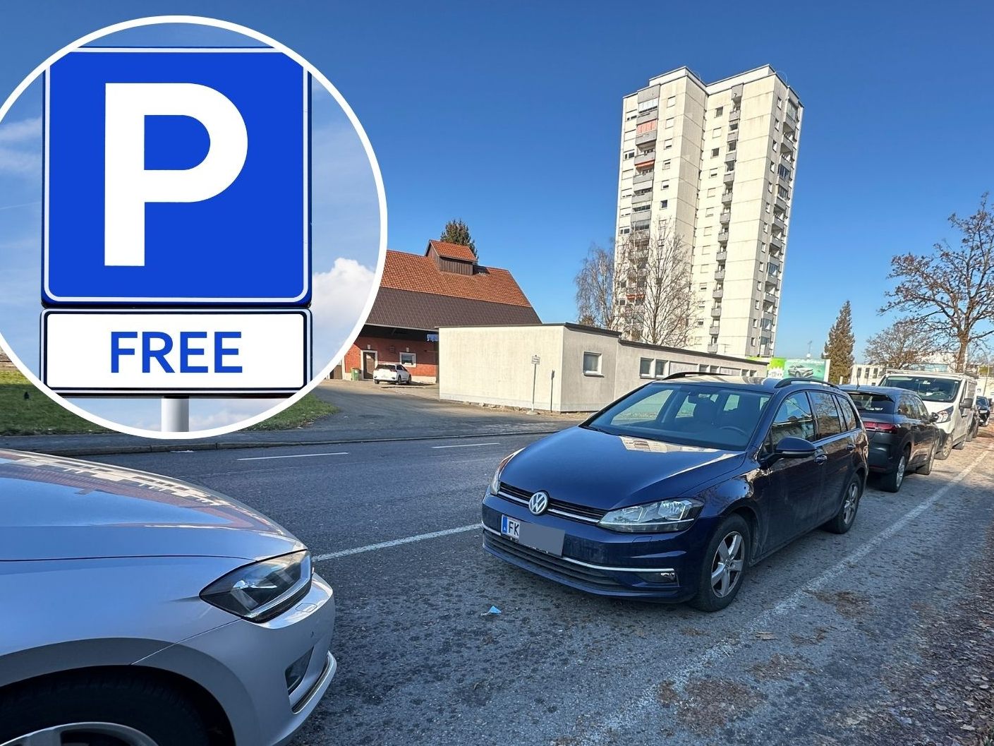 In der Strabonstraße parken auch Pendler gerne.