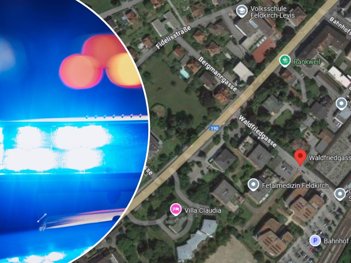 Am Dienstagmorgen ereignete sich in Feldkirch ein Verkehrsunfall.