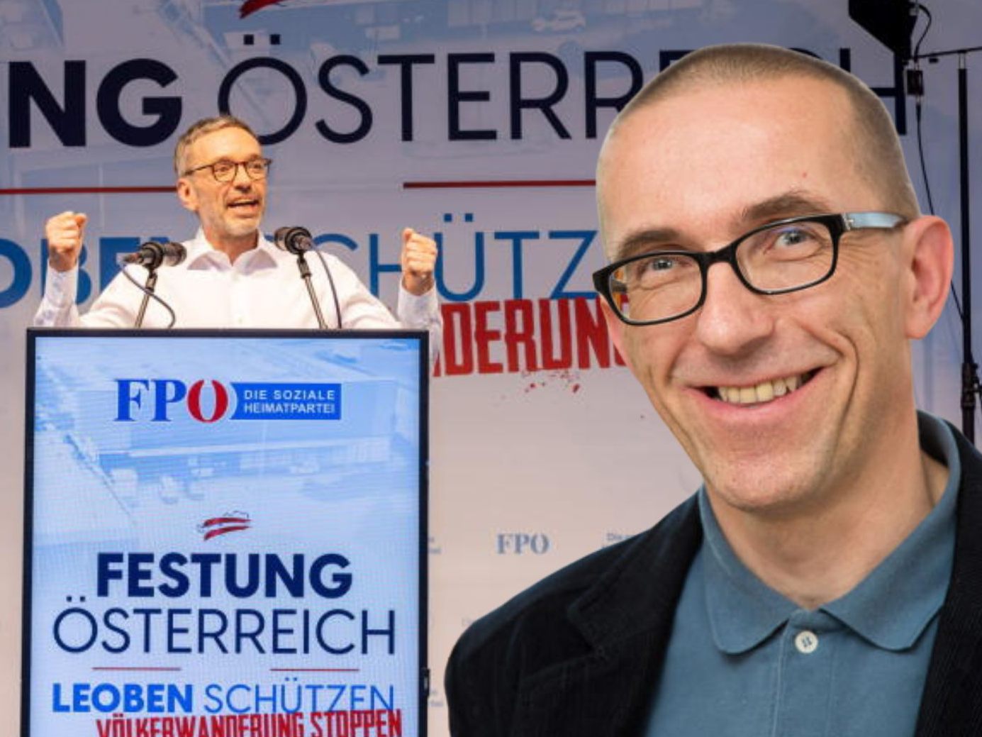 "Festung Österreich" hieß das Wahlprogramm der FPÖ und mit dieser Forderung zog FPÖ-Chef Herbert Kickl auch durch die Bundesländer.