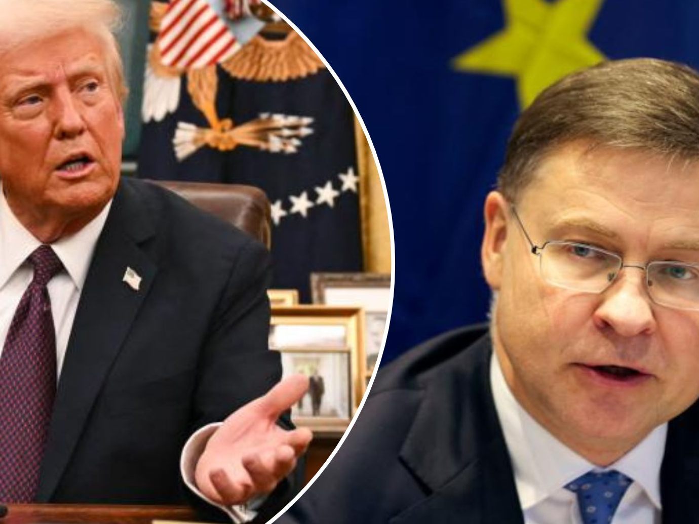 "Die EU und die USA sind strategische Partner, es ist wichtig, dass wir zusammenarbeiten", betonte EU-Wirtschaftskommissar Valdis Dombrovskis. "Die EU und die USA sind strategische Partner, es ist wichtig, dass wir zusammenarbeiten", betonte EU-Wirtschaftskommissar Valdis Dombrovskis.
