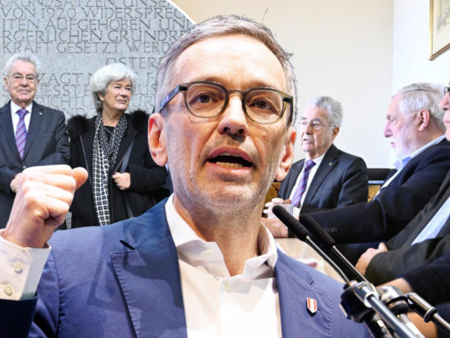 Die ehemaligen Politikerinnen und Politiker warnten vor Kickl. Die ehemaligen Politikerinnen und Politiker warnten vor Kickl.