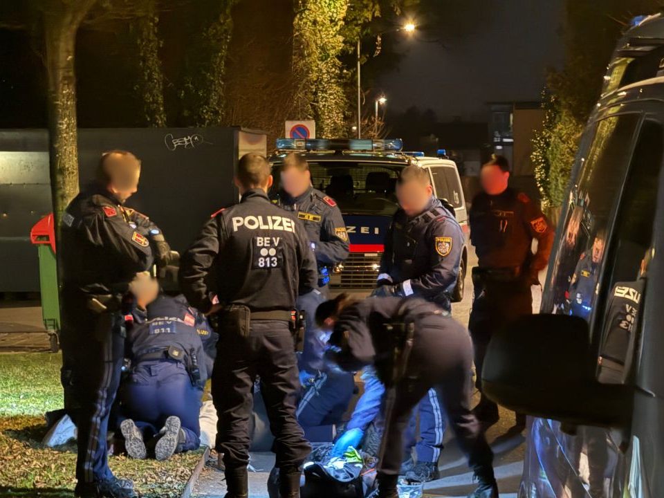 Die Festnahme vor Ort. Die Festnahme vor Ort.