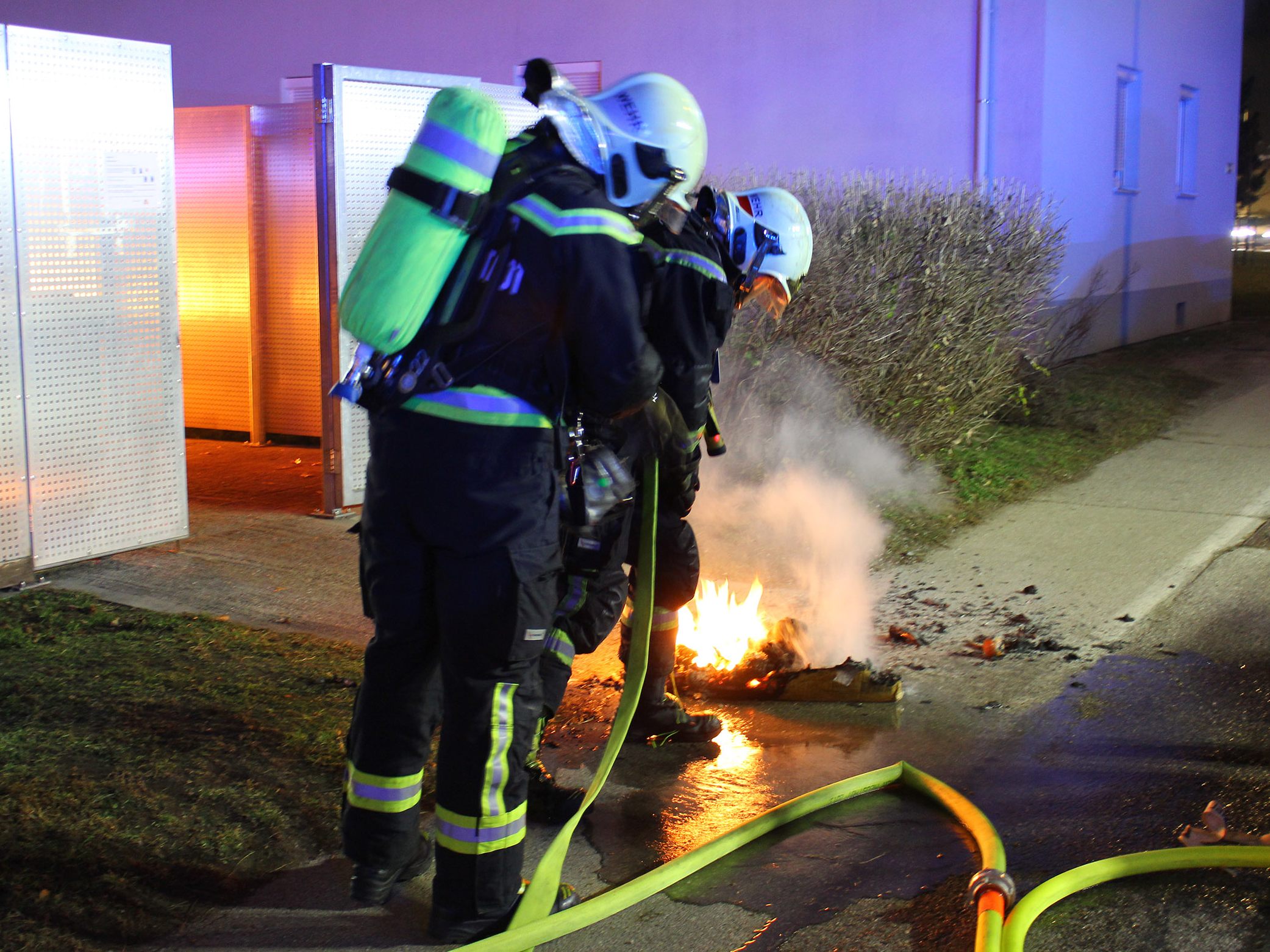 Die Freiwillige Feuerwehr Wiener Neustadt konnte den Brand rasch löschen.