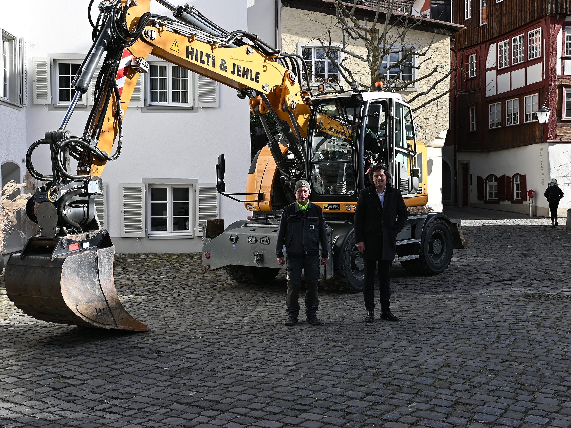 Baubeginn in der Entenbach- und Gymnasiumsgasse Baubeginn in der Entenbach- und Gymnasiumsgasse