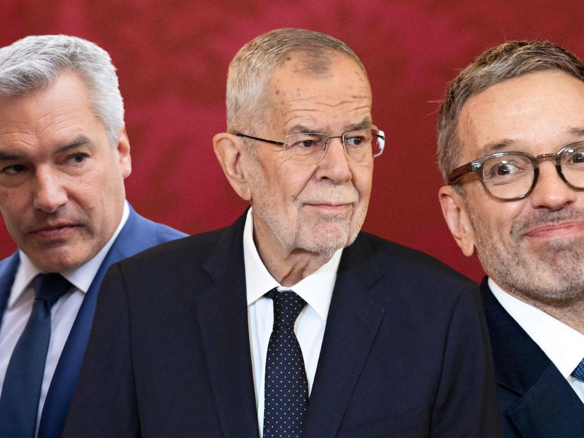 Die FPÖ schießt auf allen Ebenen gegen Nehammer und Van der Bellen. Die FPÖ schießt auf allen Ebenen gegen Nehammer und Van der Bellen.