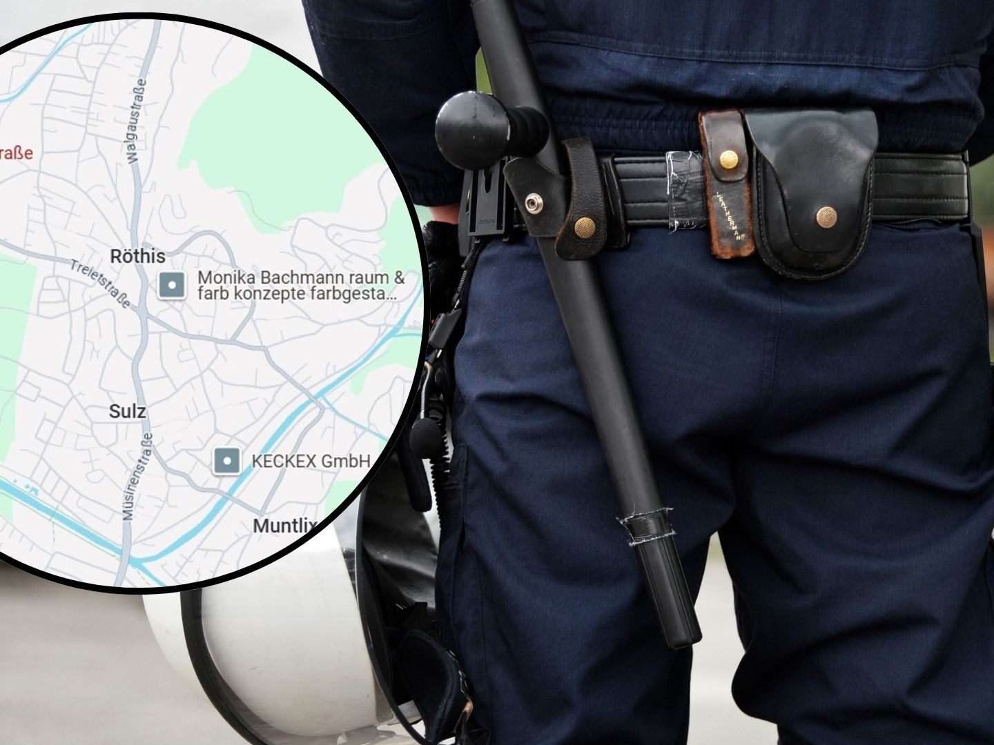 Nach einem Beinahe-Unfall sucht die Polizei nach Zeugen.