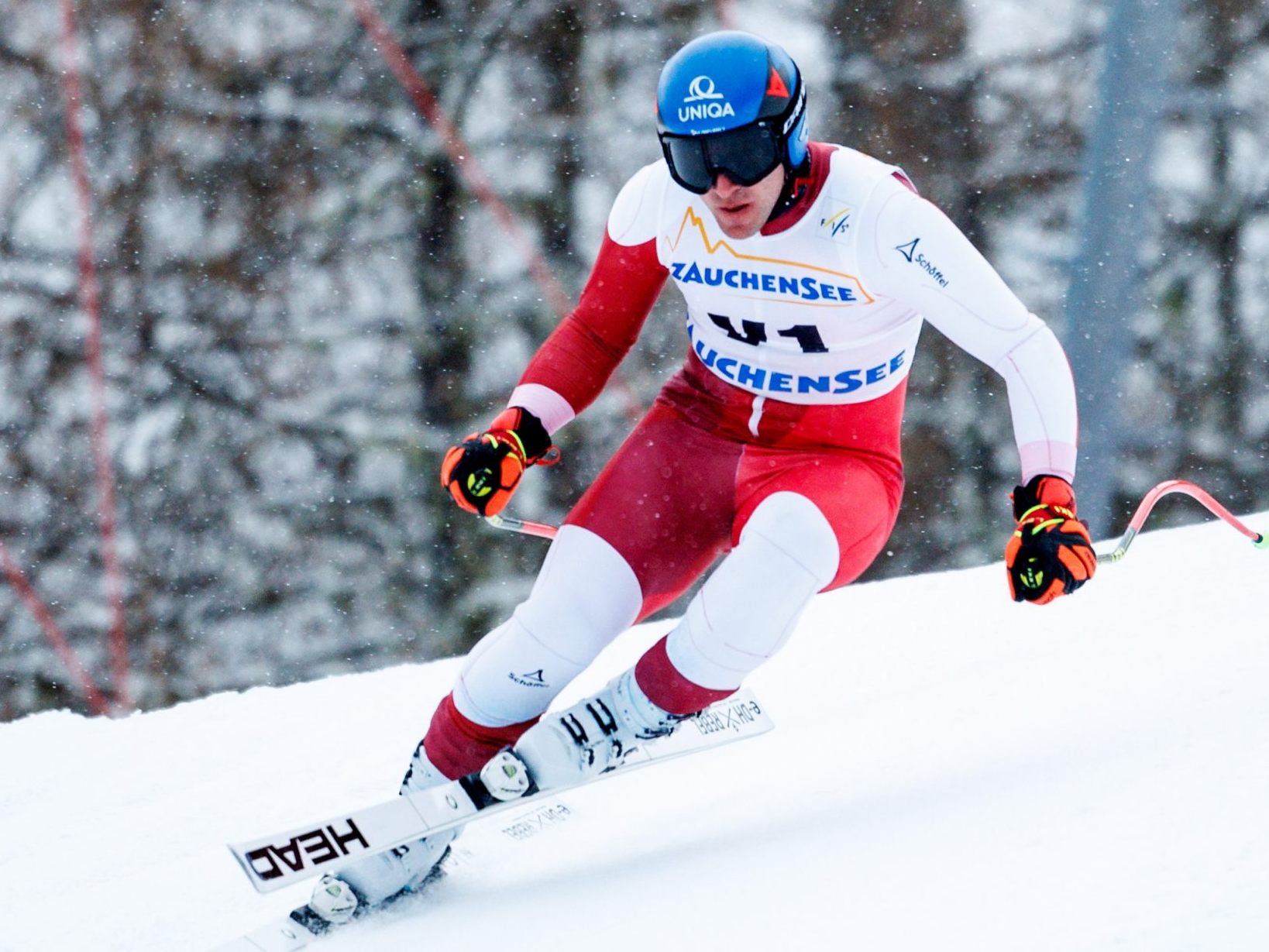 Matthias Mayer war am 15. Jänner 2025 beim Europacuprennen der Damen in Zauchensee als Vorläufer dabei.