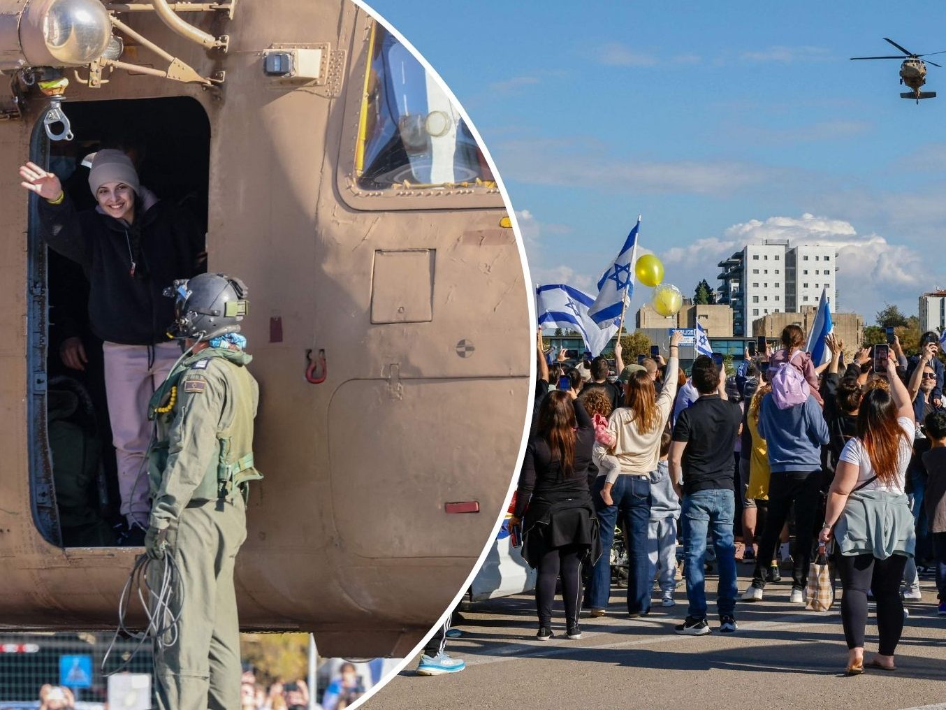 Geiselaustausch zwischen Israel und Hamas. Geiselaustausch zwischen Israel und Hamas.