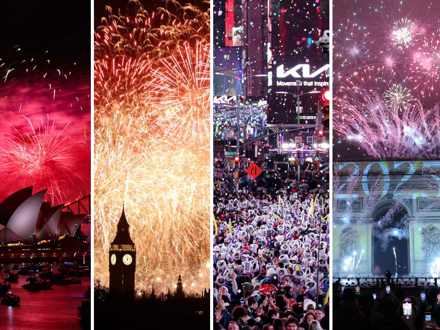 Viele der großen Welt-Metropolen verzichteten nicht auf ein Feuerwerk. Viele der großen Welt-Metropolen verzichteten nicht auf ein Feuerwerk.
