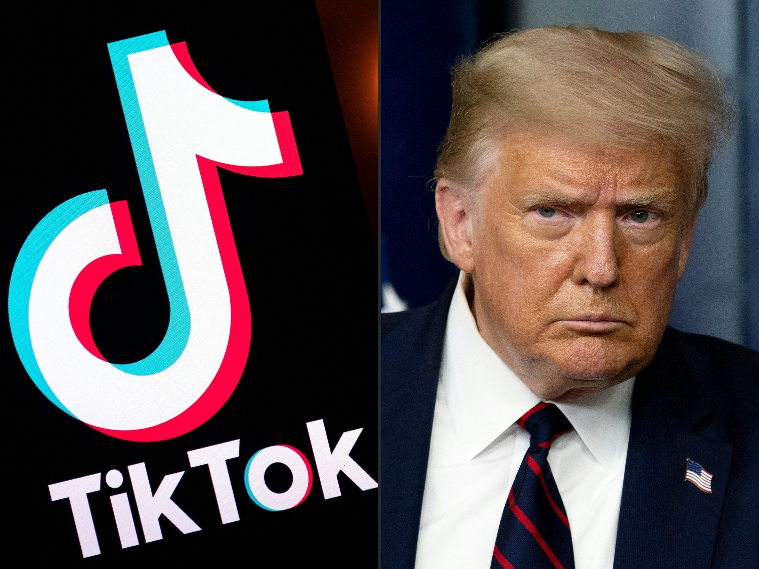 Trump will seine Entscheidung zu TikTok am Montag bekanntgeben. Trump will seine Entscheidung zu TikTok am Montag bekanntgeben.