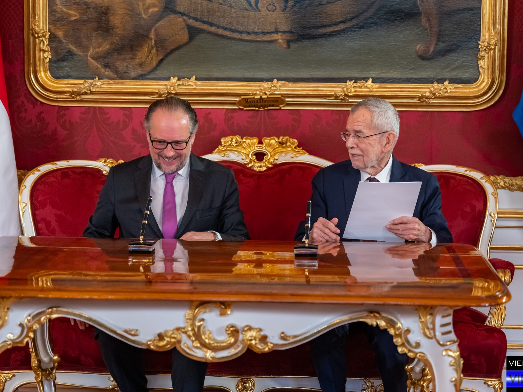 10012025 Betrauung von Schallenberg mit der Fortführung der Verwaltung des Bundeskanzleramtes