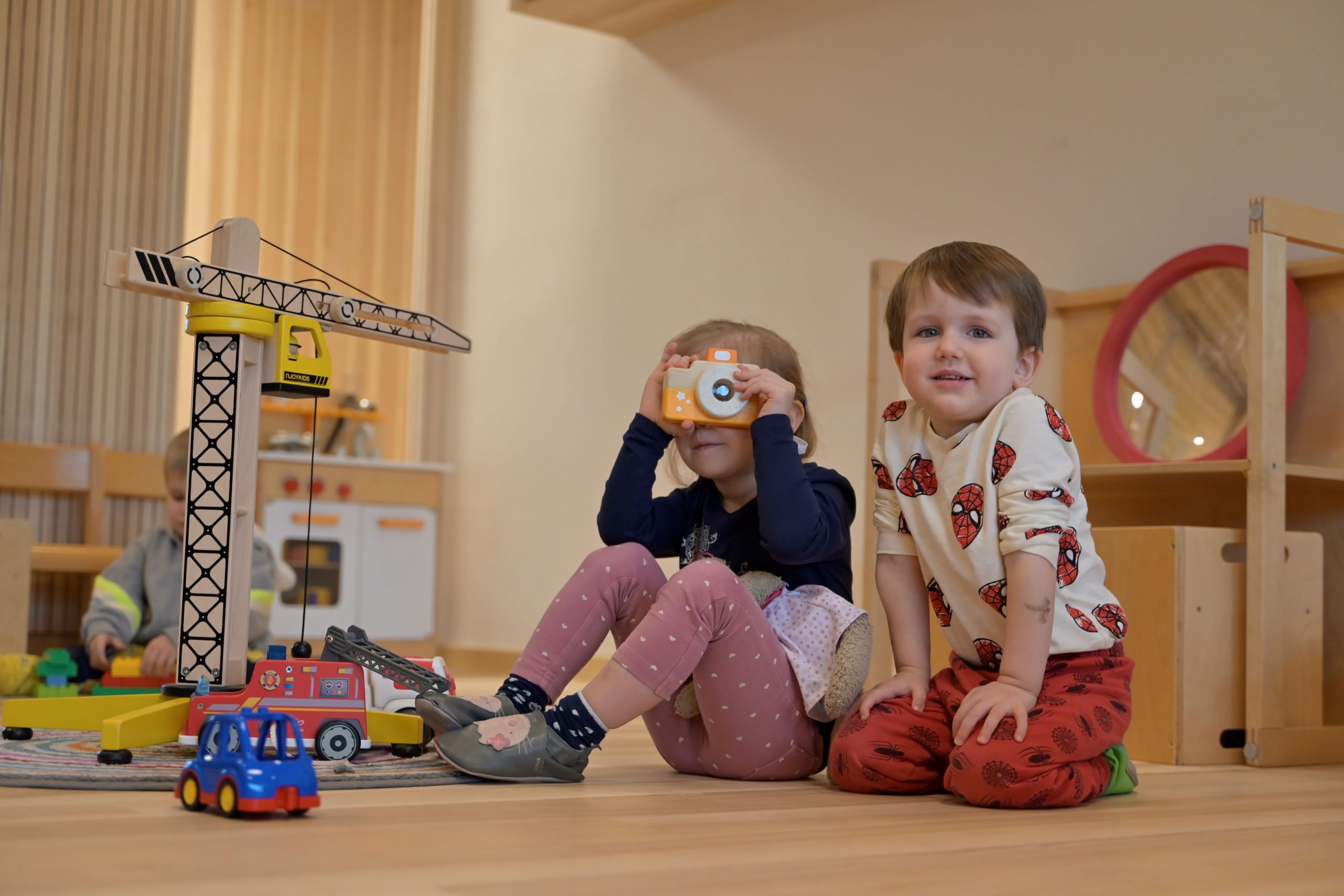 Sechs Kleinkindbetreuungsgruppen haben Platz im Kinderhaus Markt Sechs Kleinkindbetreuungsgruppen haben Platz im Kinderhaus Markt