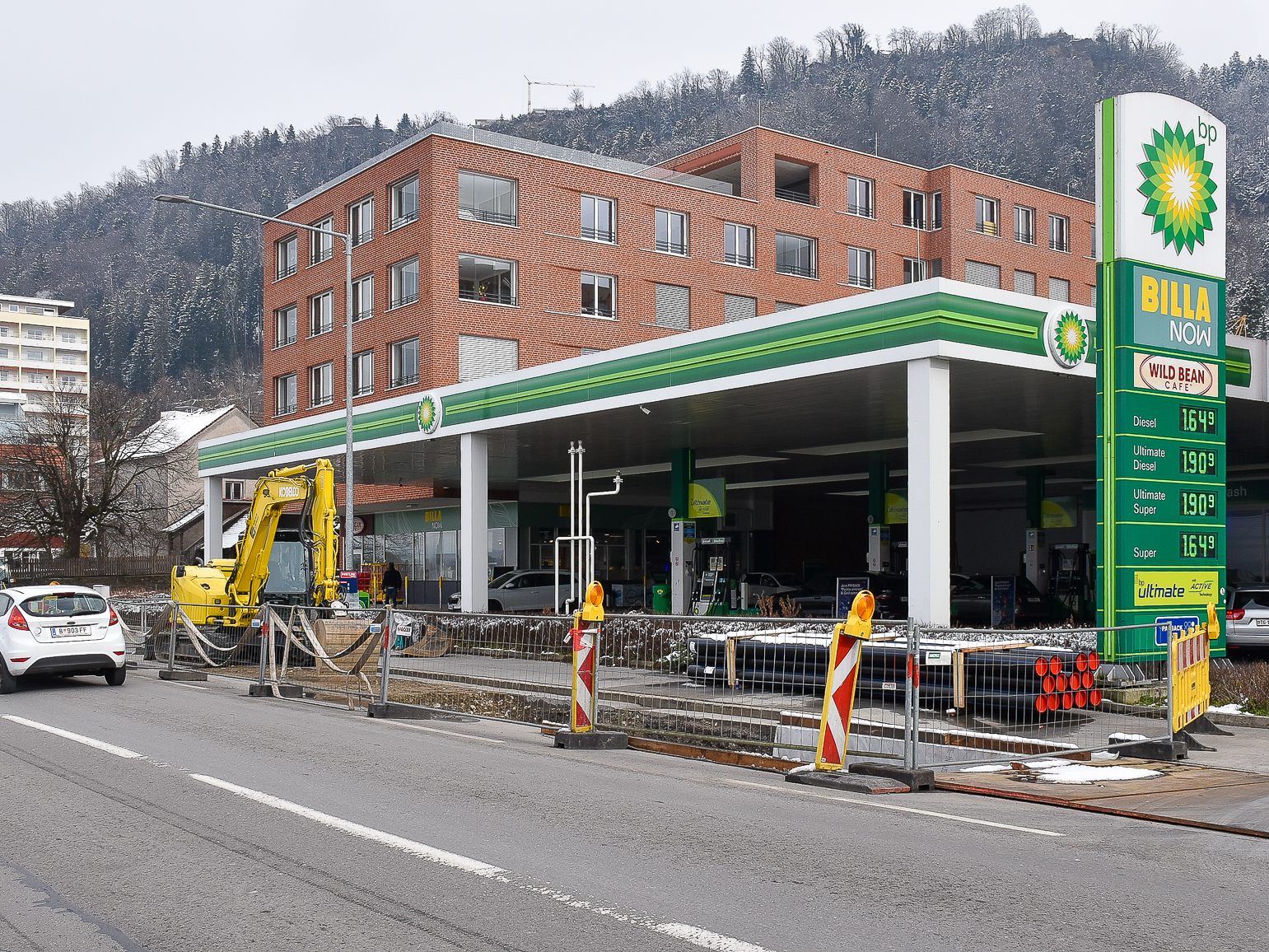 Die Hauptwasserleitung in Lochau Süd wird erneuert