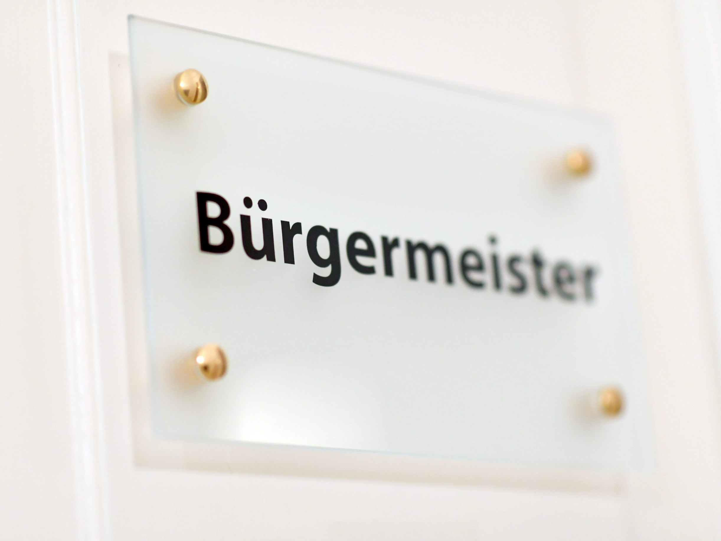 Bürgermeister mehrheitlich männlich.
