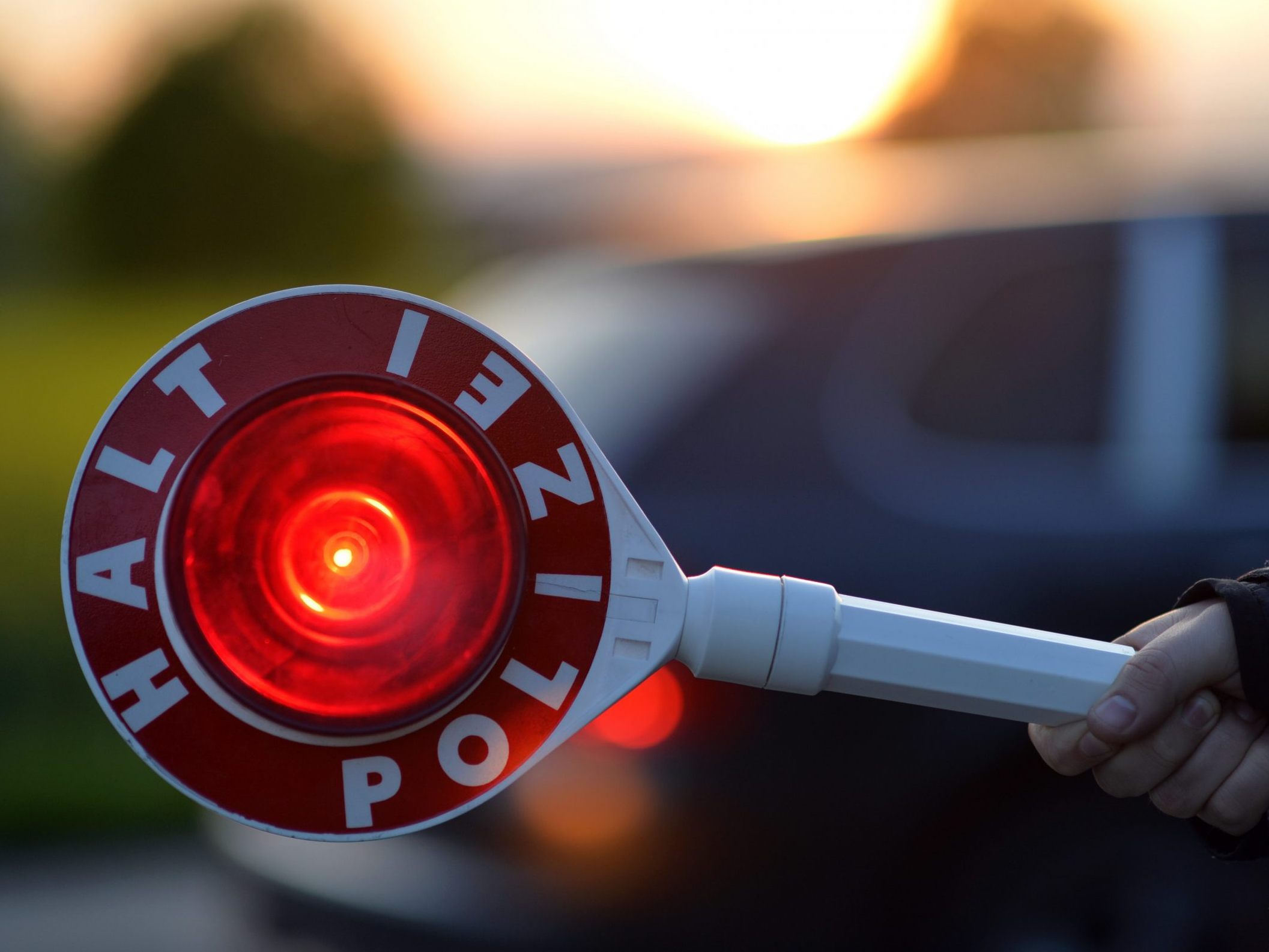 Die Polizei beschlagnahmte das Motorrad des Rasers.