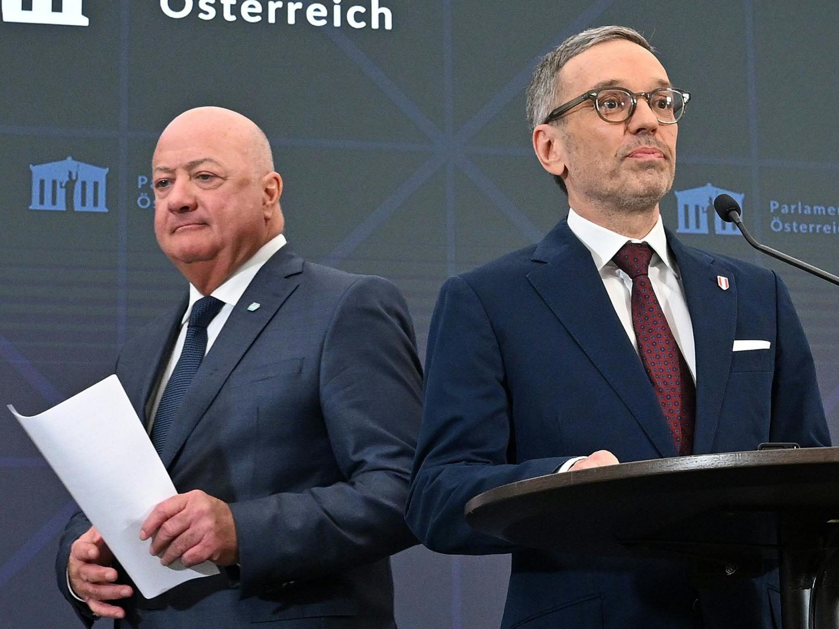 Kickl und Stocker treffen sich erneut. Kickl und Stocker treffen sich erneut.