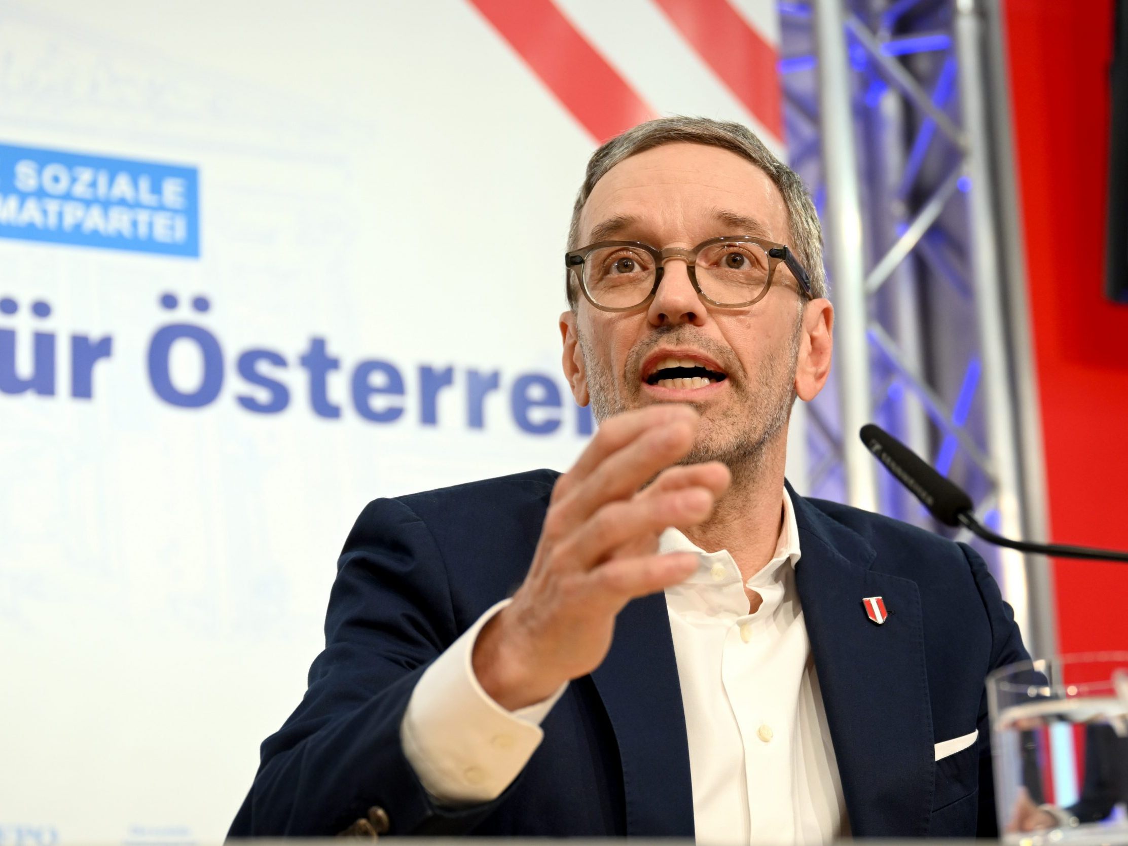 Kickl-Statement nach erfolglosen Koalitionsverhandlungen mit ÖVP im Live-Stream.